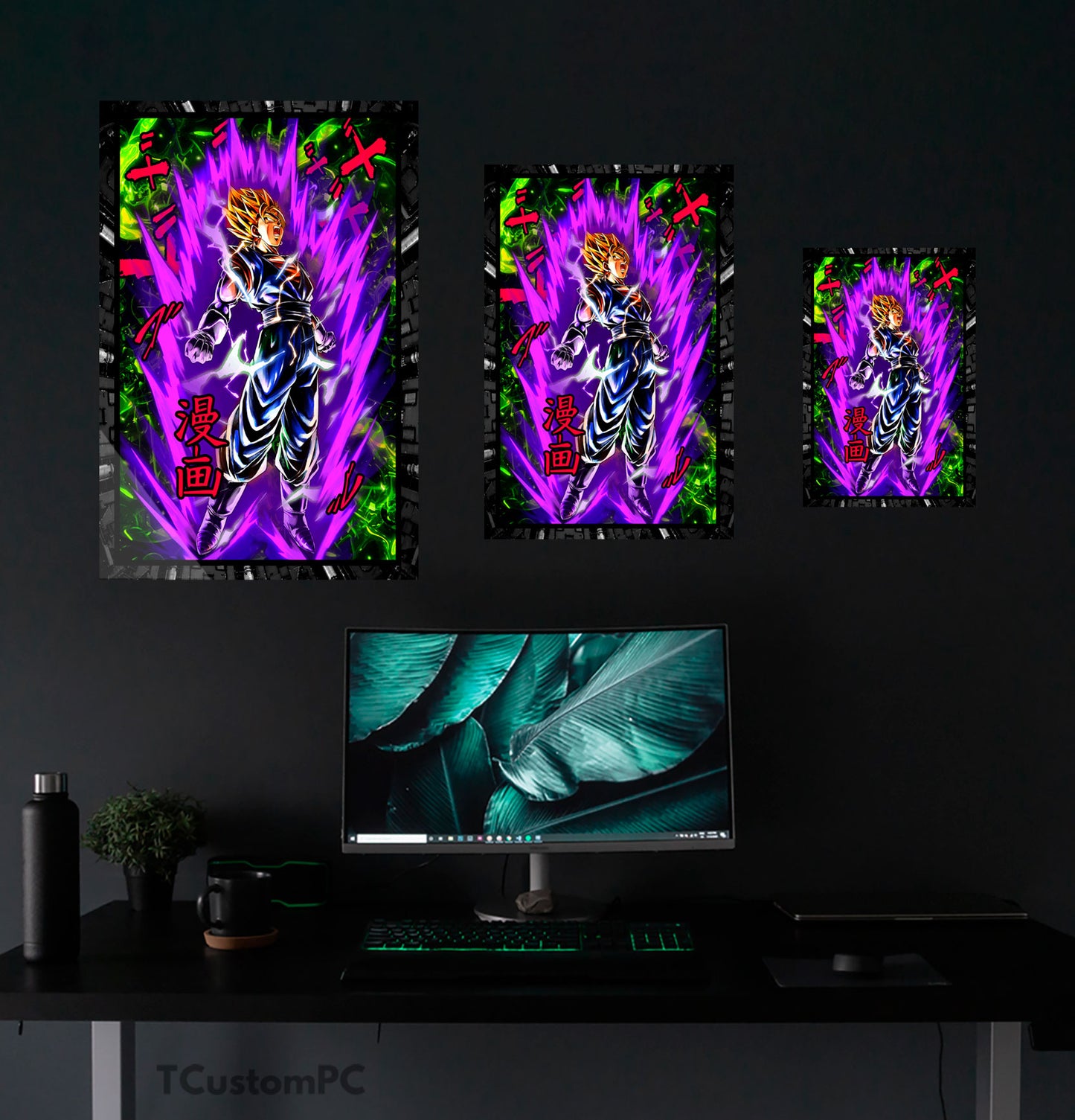 Cuadro Vegitto neon vector
