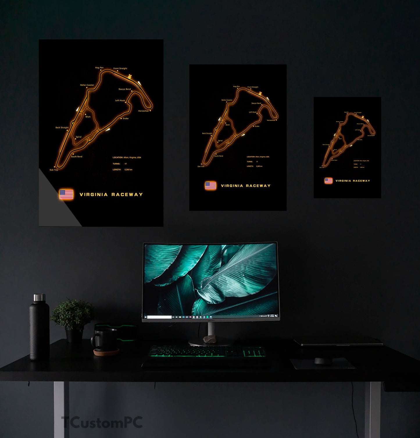 Cuadro Virginia Raceway Circuit