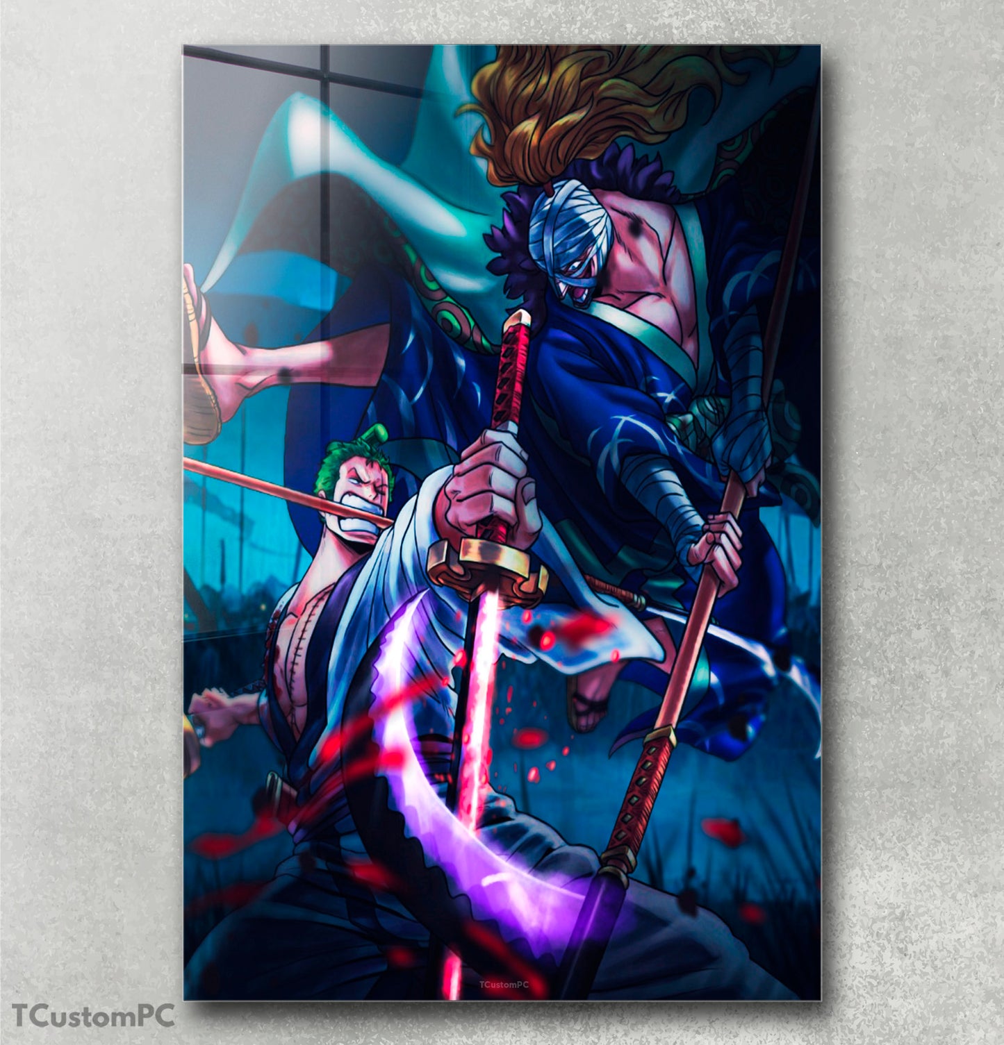 Cuadro Wano-Zoro-VS-Killer-One-Piece