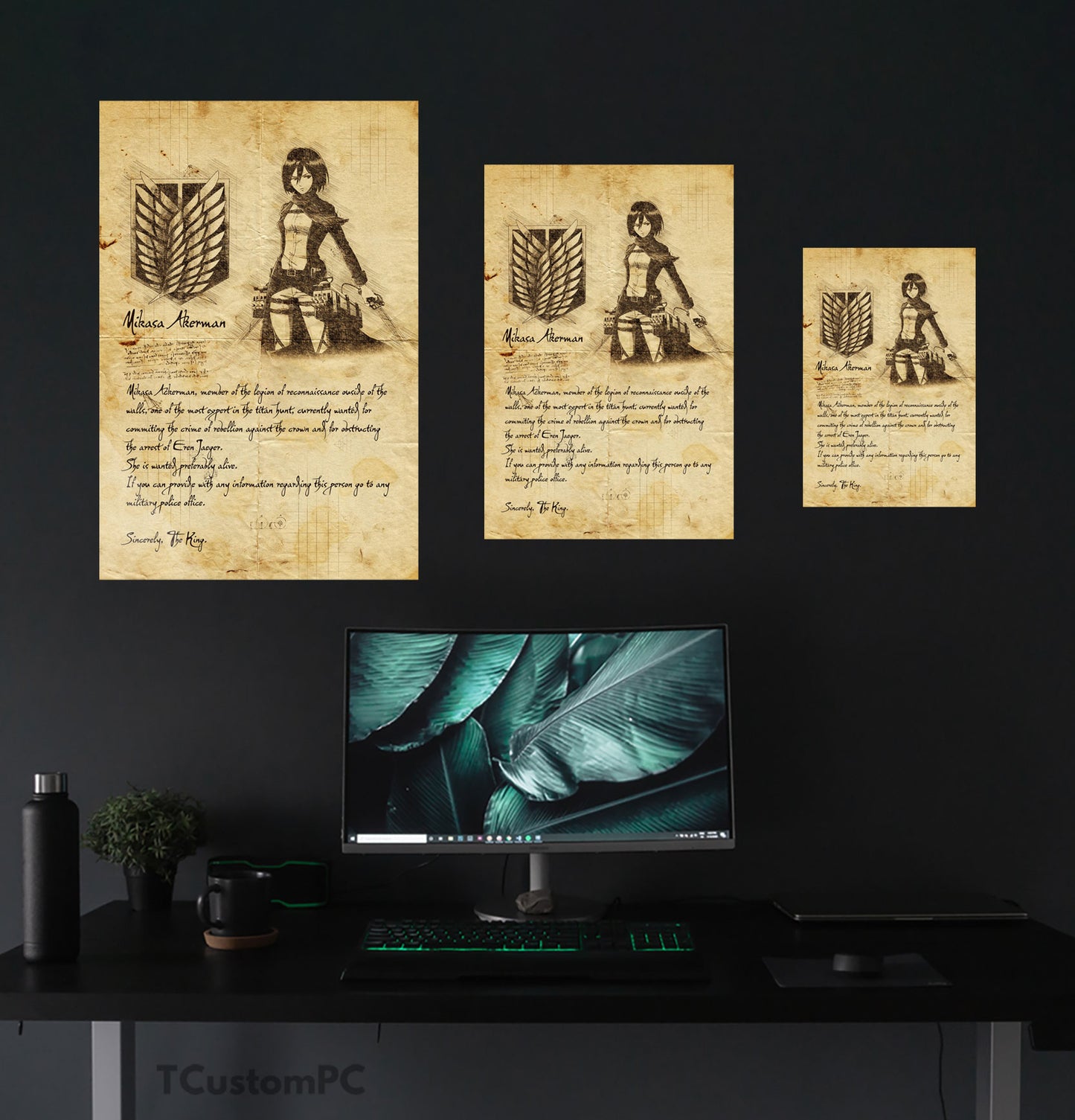 Wanted Mikasa painting