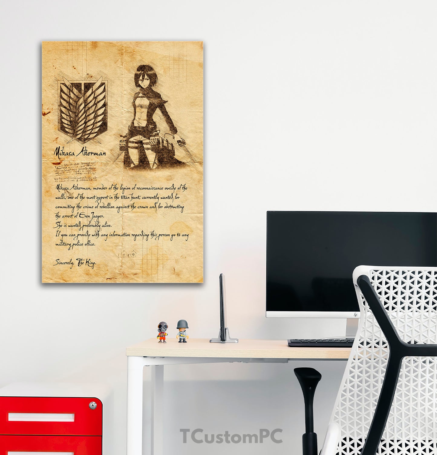 Wanted Mikasa painting