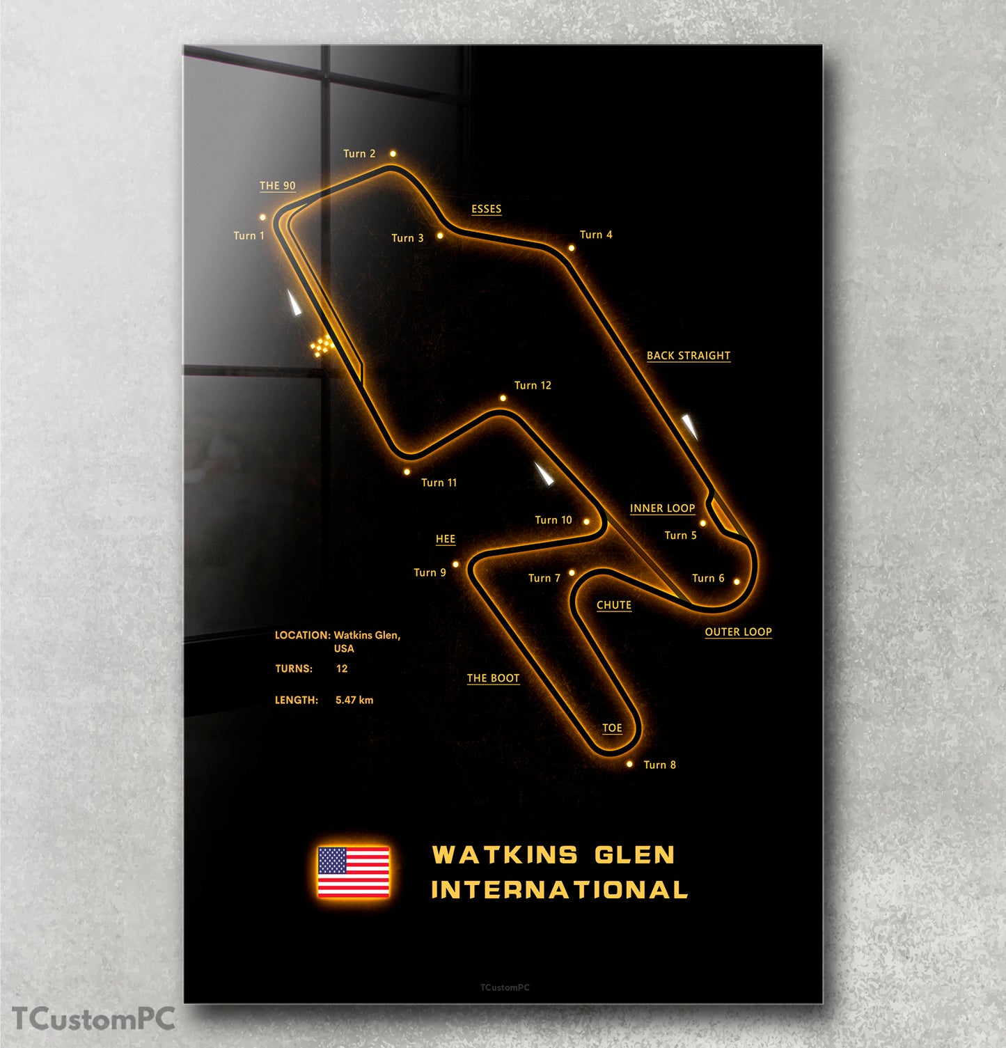 Cuadro Watkins Glen Circuit