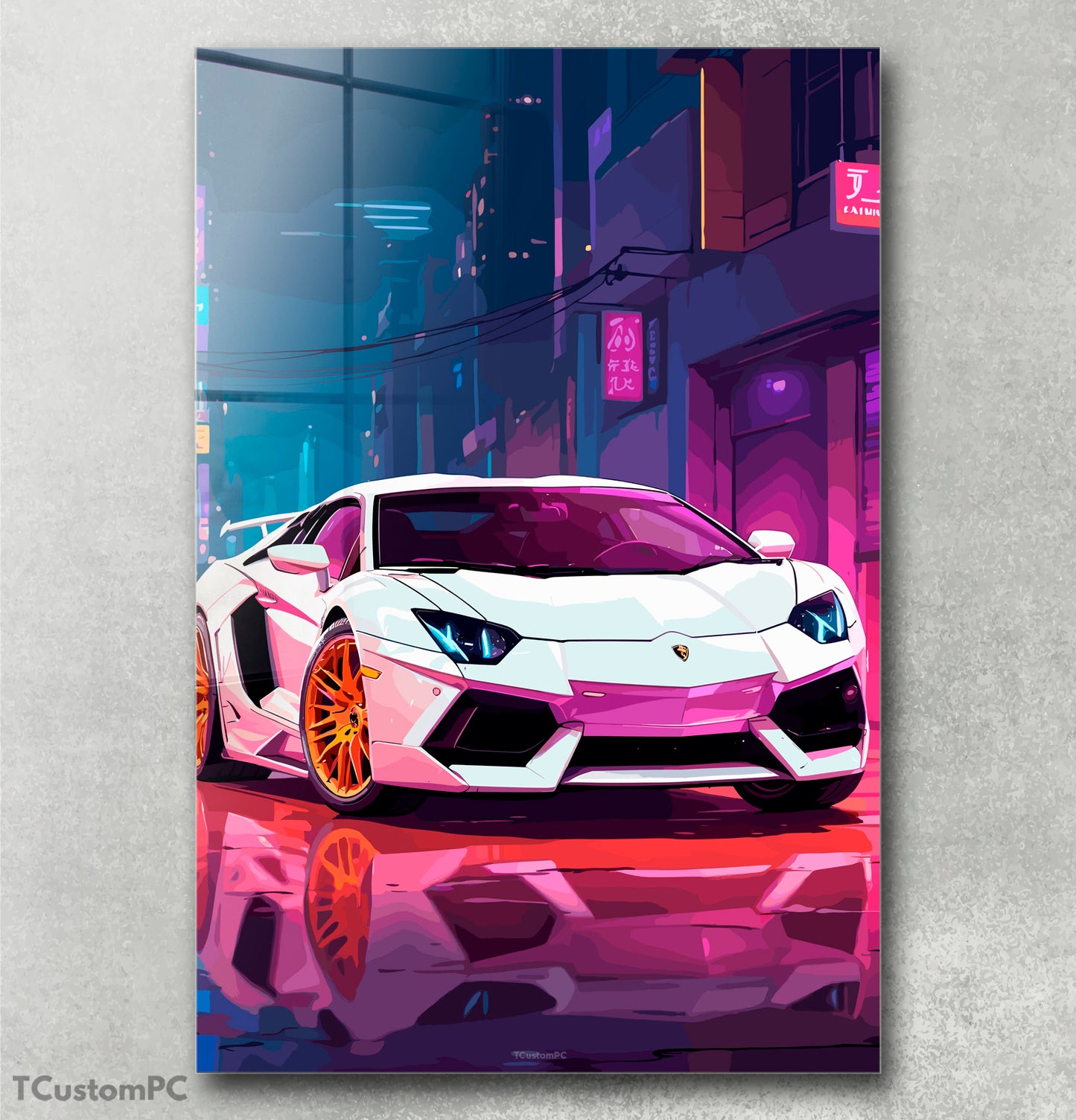 Cuadro White Car