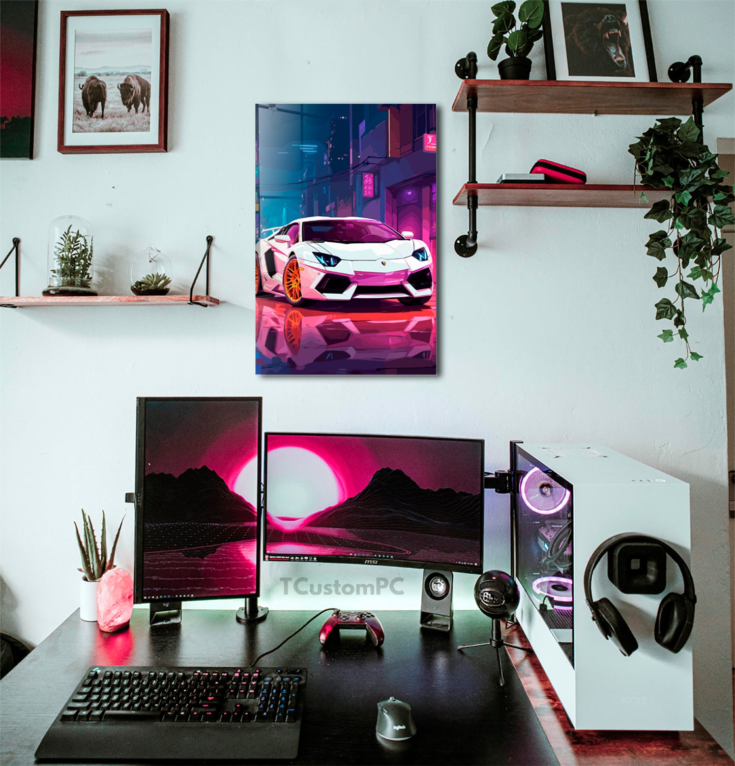 Cuadro White Car
