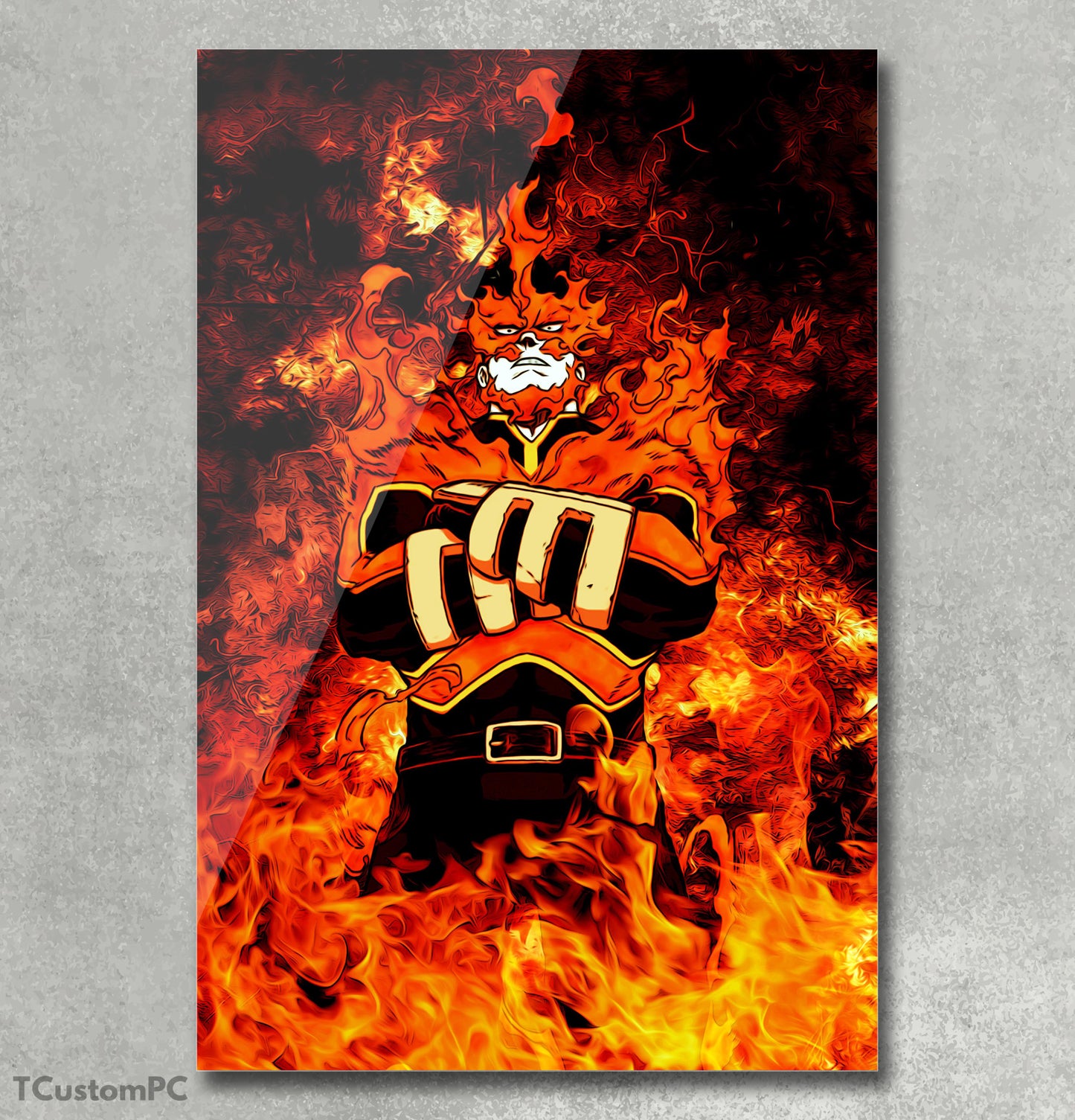 Wild Fire Endeavor mad My hero academia painting