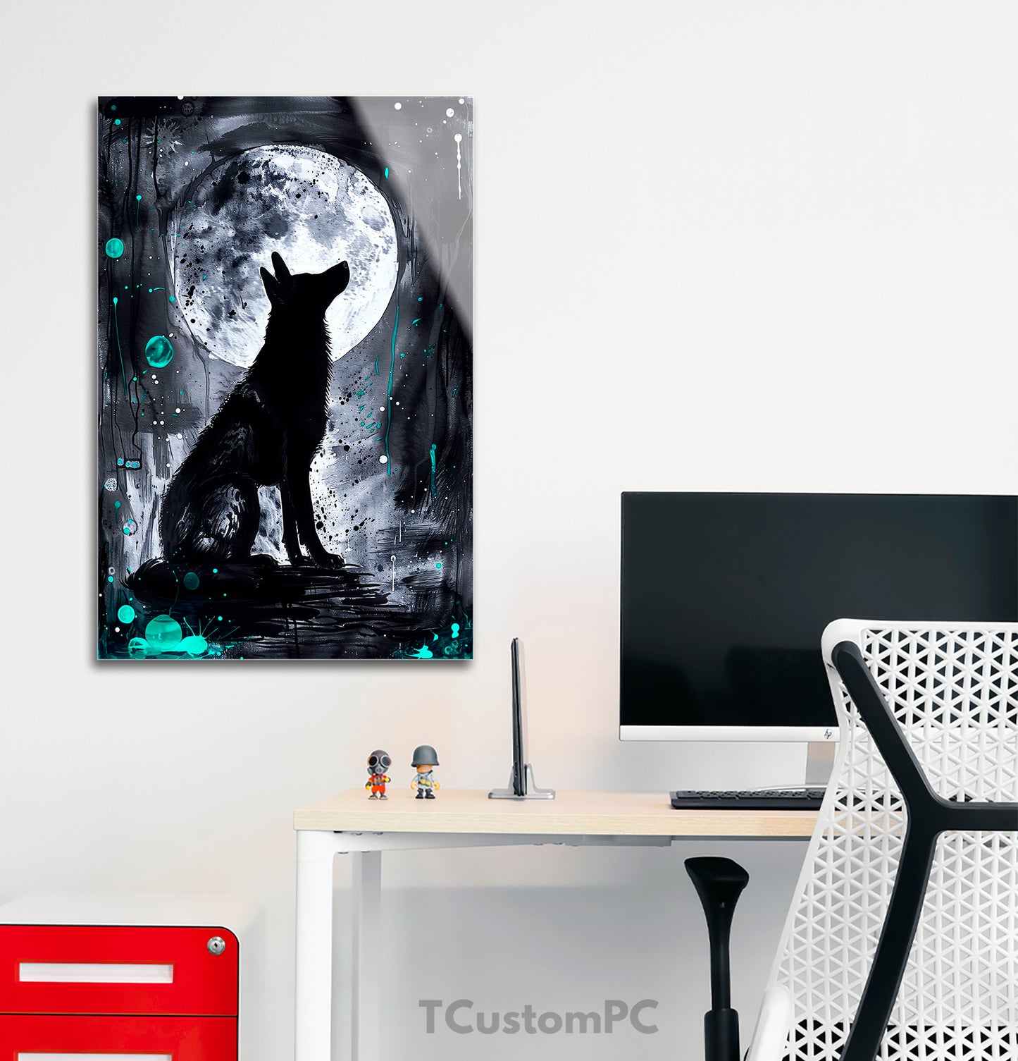 Cuadro Wolf moon
