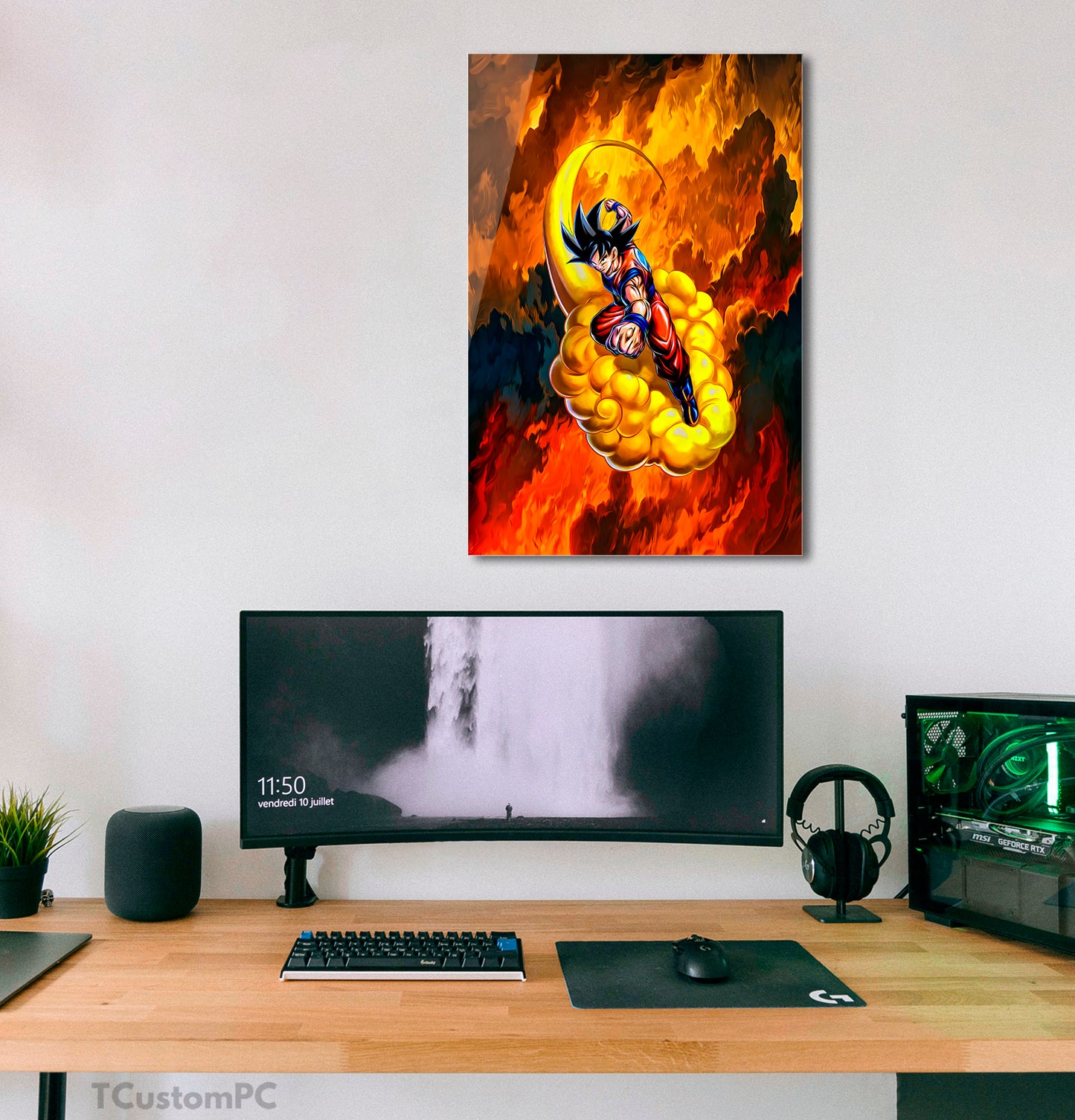 Pintura de Wukong Goku