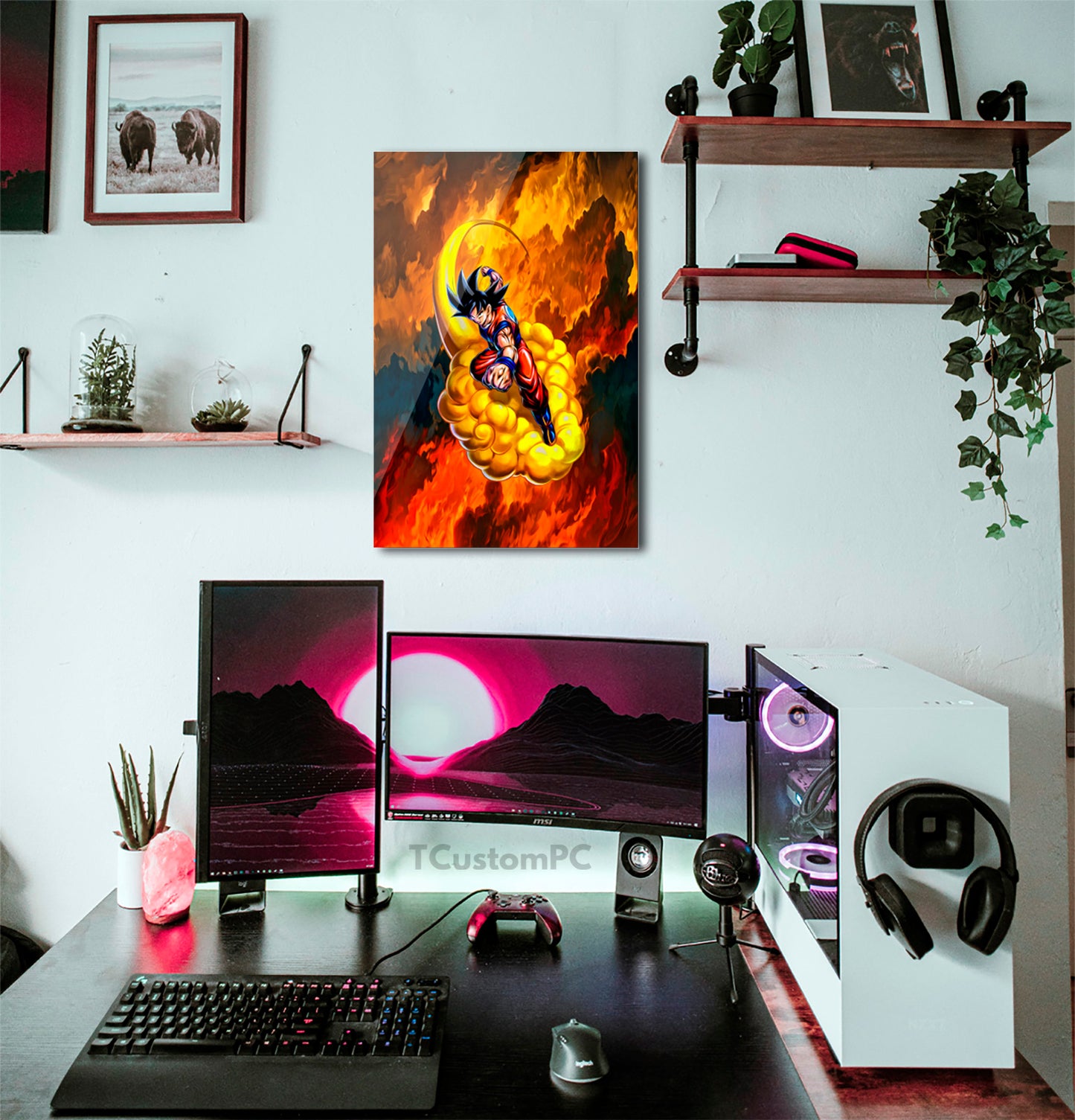 Pintura de Wukong Goku