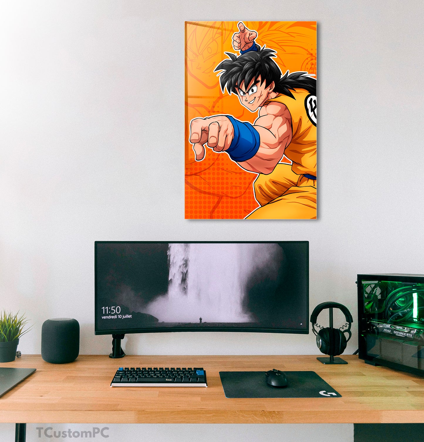 Pintura estilo Yamcha Manga
