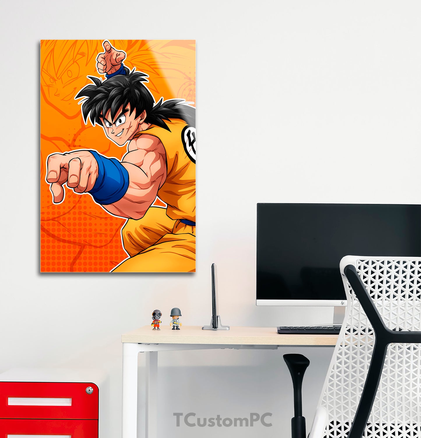 Pintura estilo Yamcha Manga