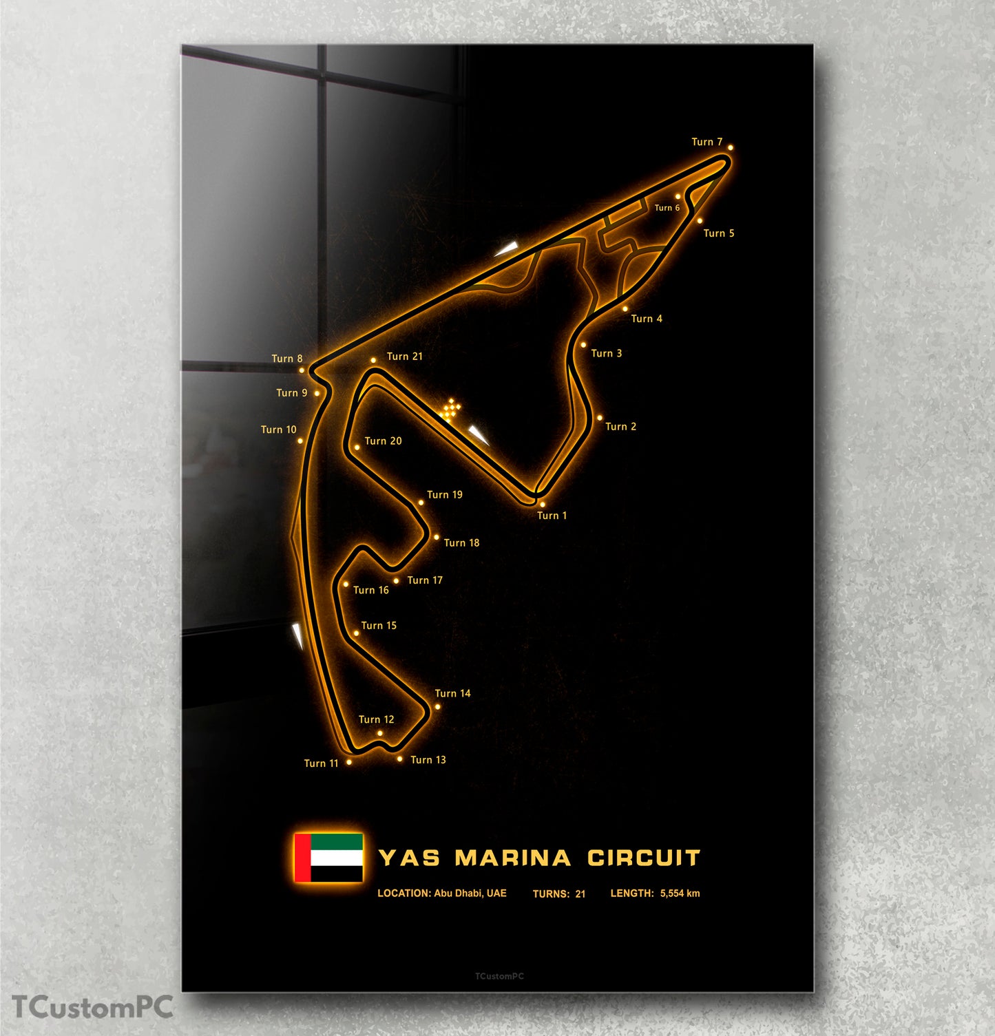 Cuadro Yas Marina Circuit