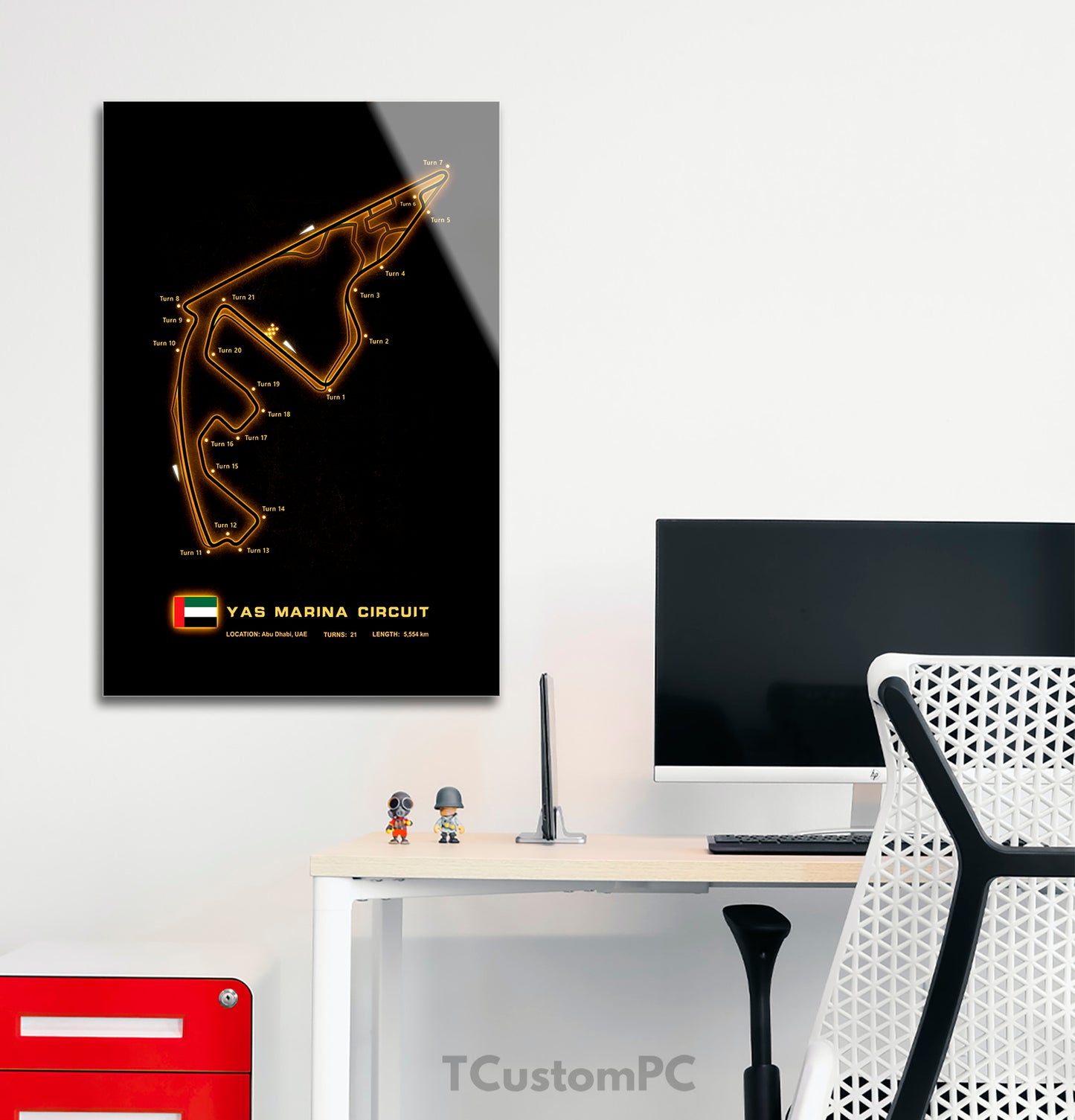 Cuadro Yas Marina Circuit