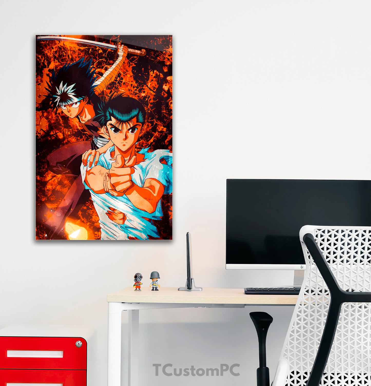 Yuyu Hakusho Hiei uraneshi vector painting