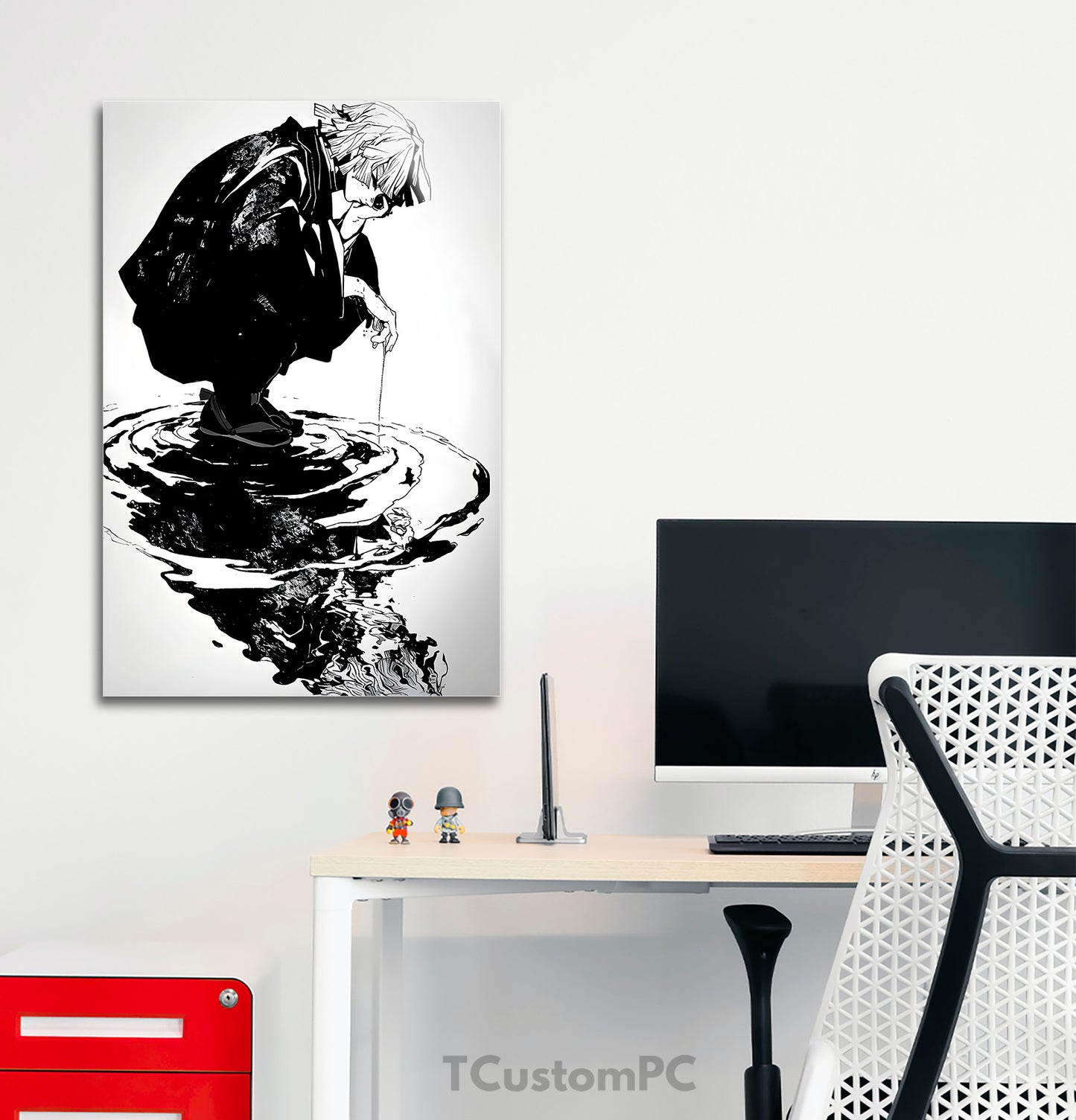 Cuadro Zenitsu Black Paint