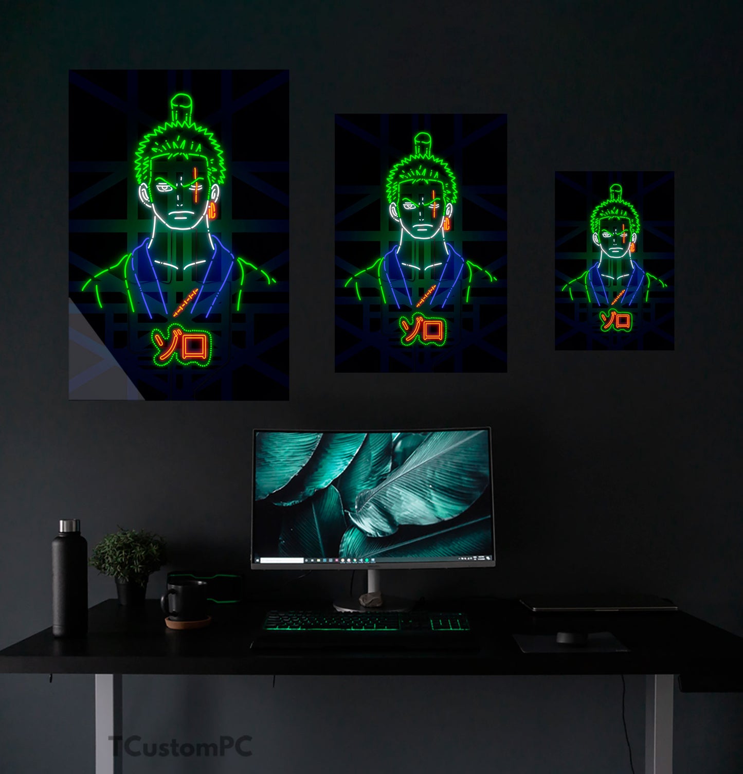 Pintura de néon Zoro 2