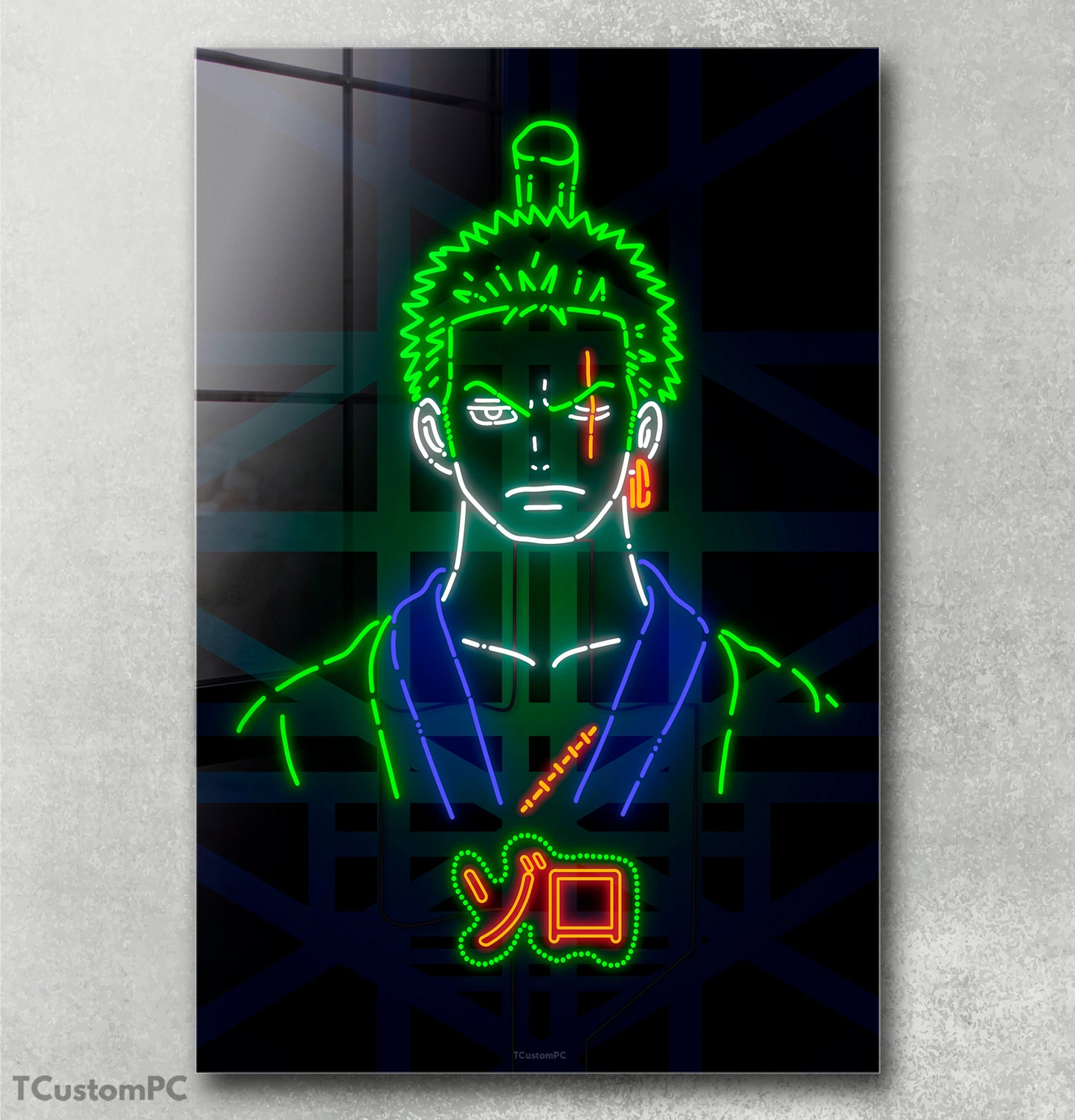 Pintura de néon Zoro 2