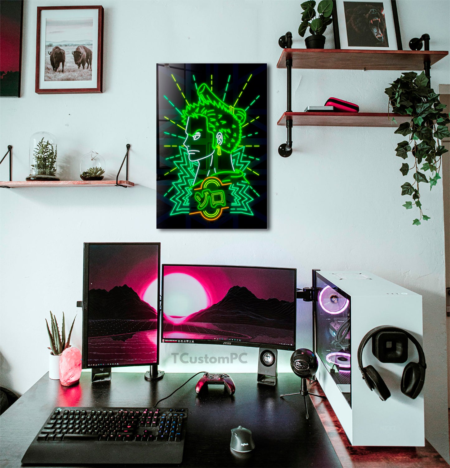 Pintura néon Zoro