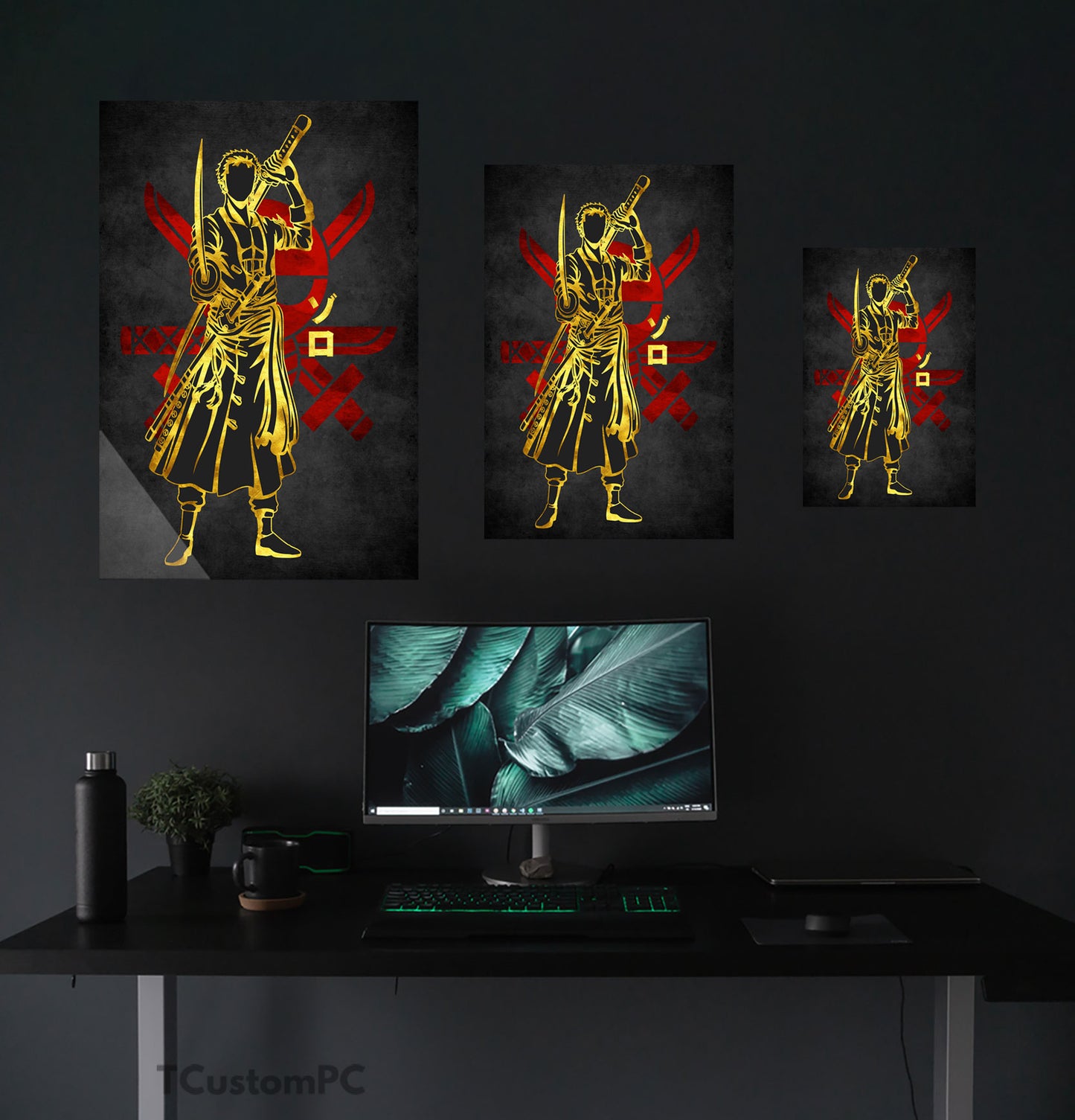 Cuadro Zoro Red Golden