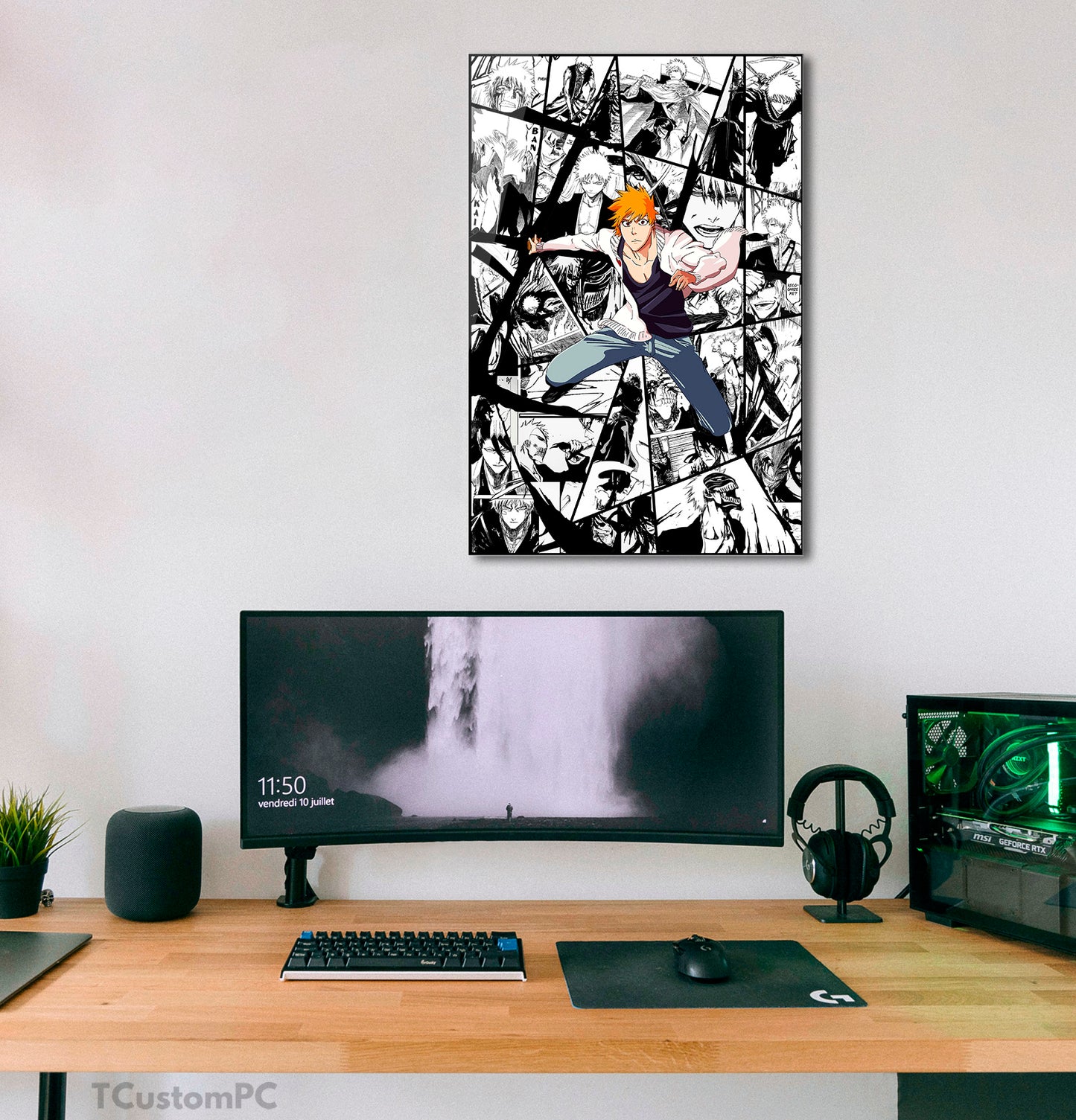 Bleach painting