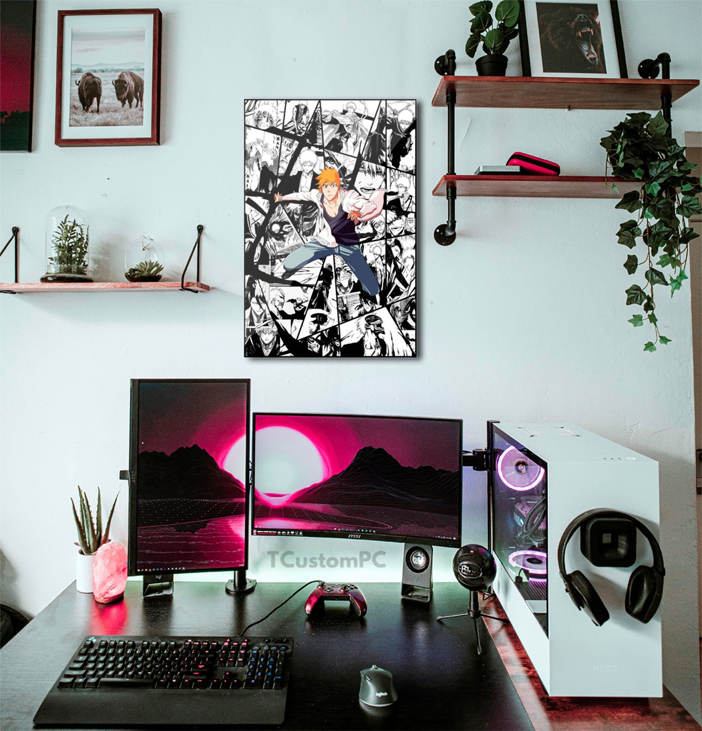 Bleach painting