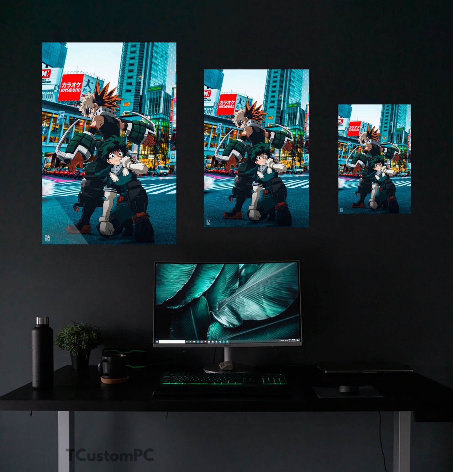 Cuadro deku and bakugo