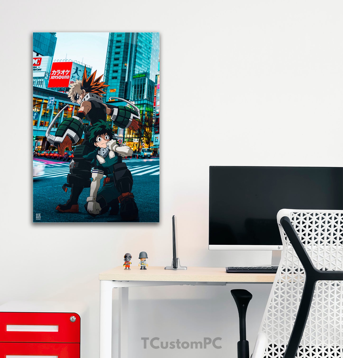 Cuadro deku and bakugo