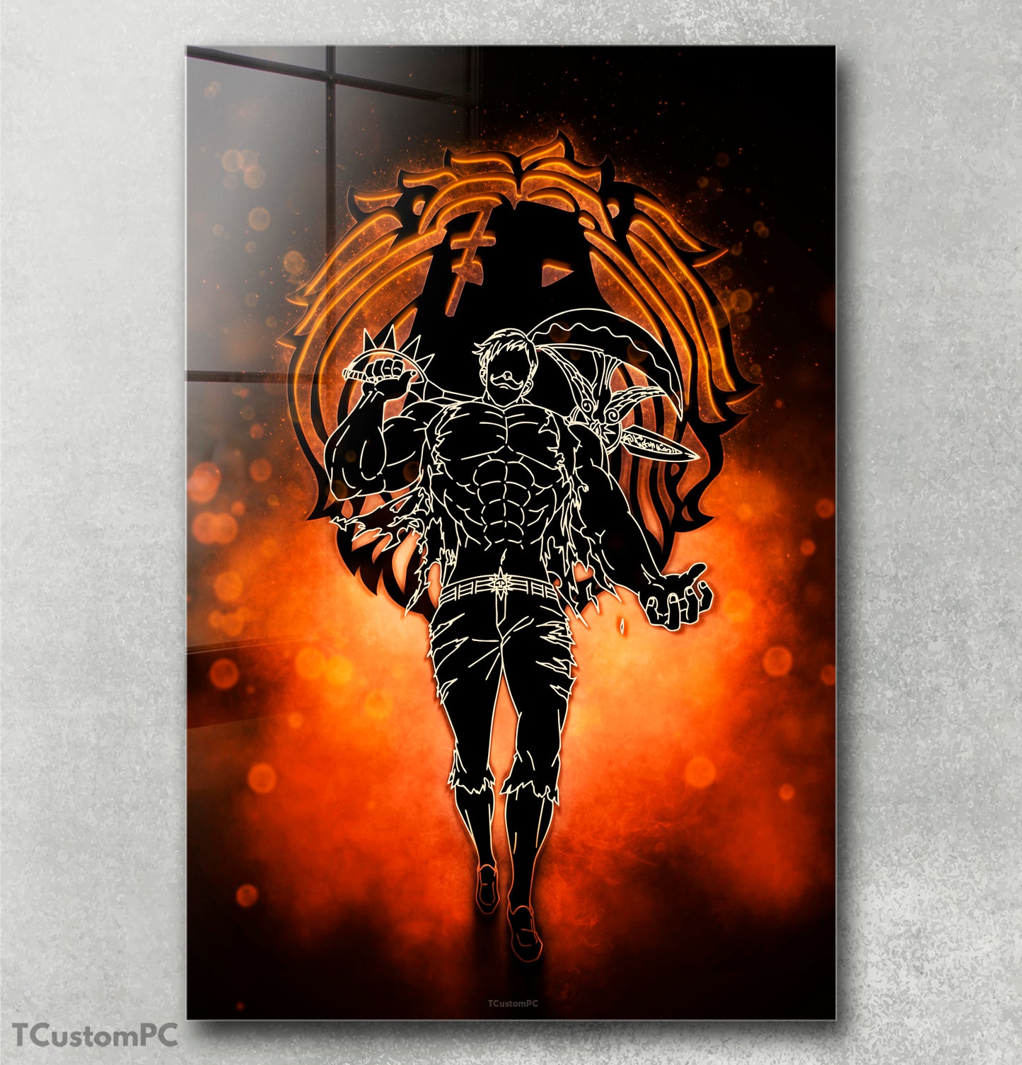 Cuadro Escanor Character line