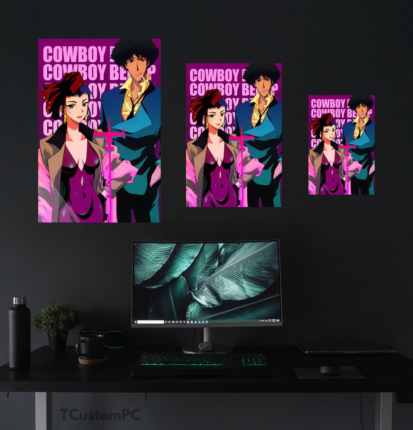 Cuadro Faye spike neon cowboy bebop