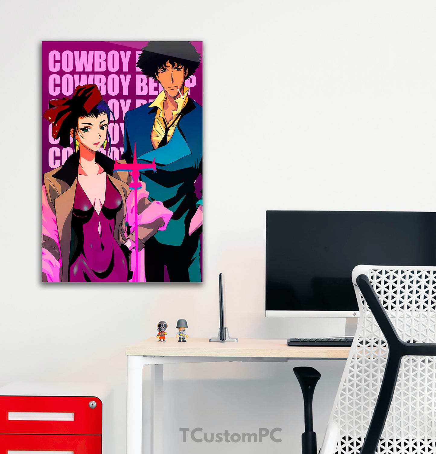 Cuadro Faye spike neon cowboy bebop
