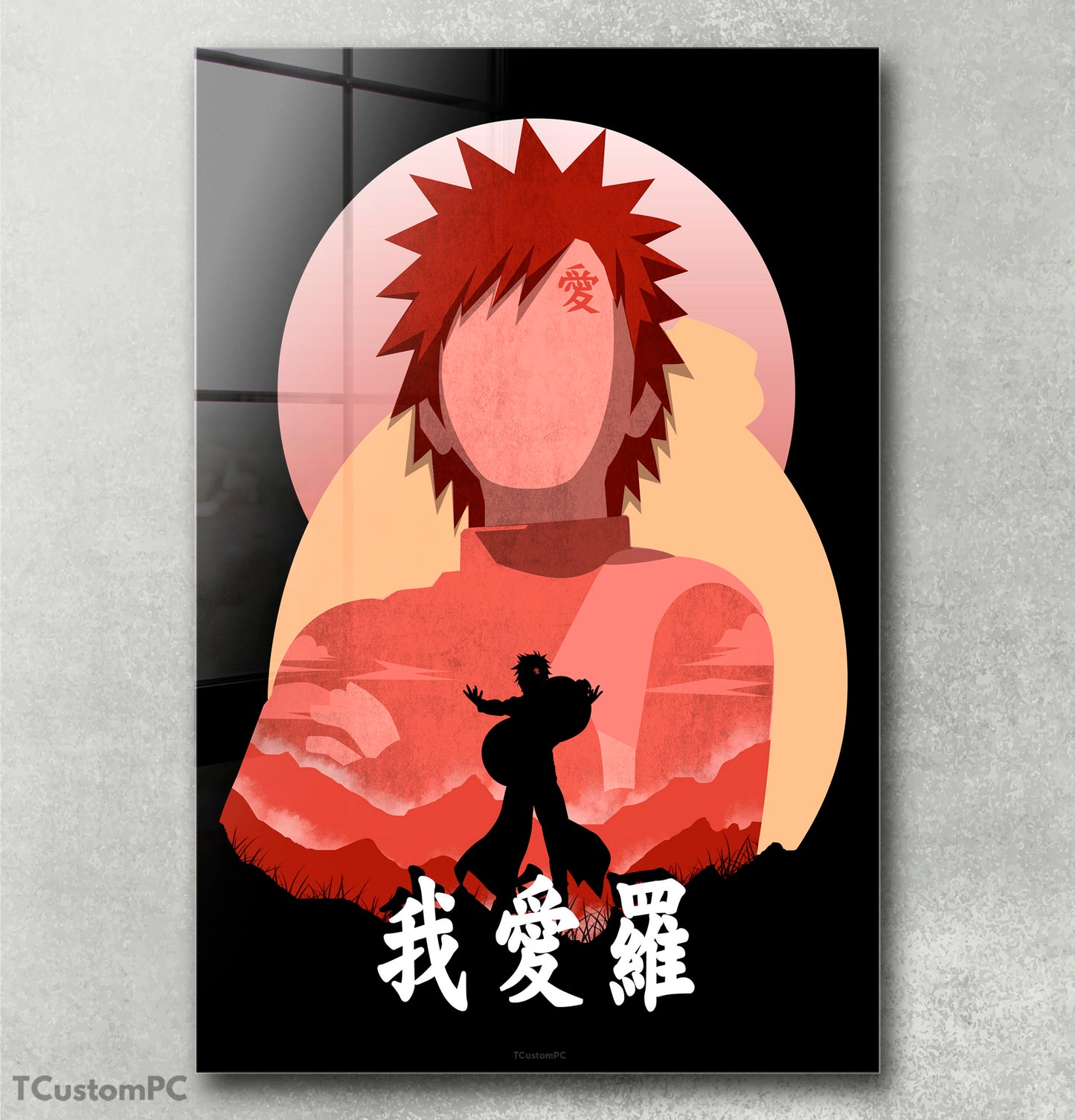 Cuadro Gaara Anime shadow