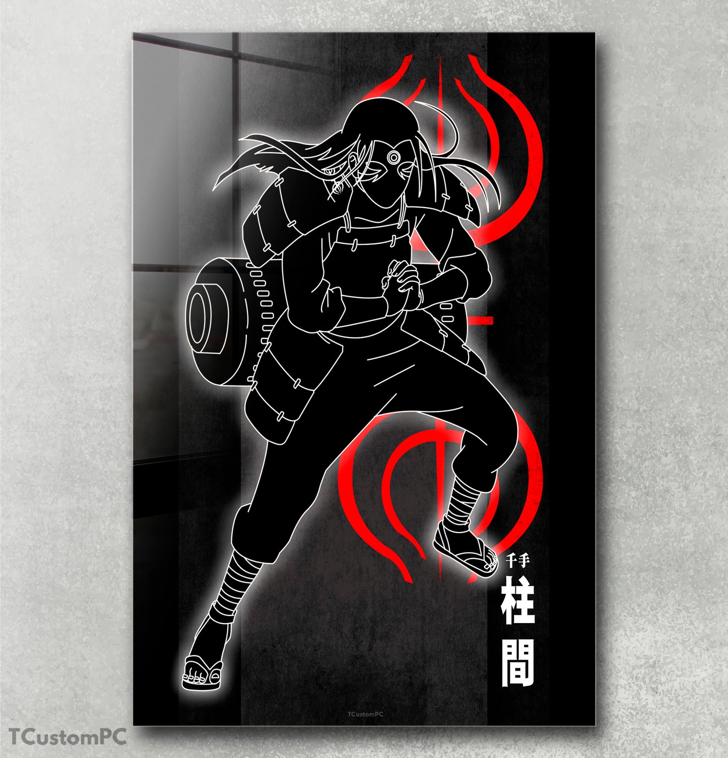 Cuadro Hashi Line dark