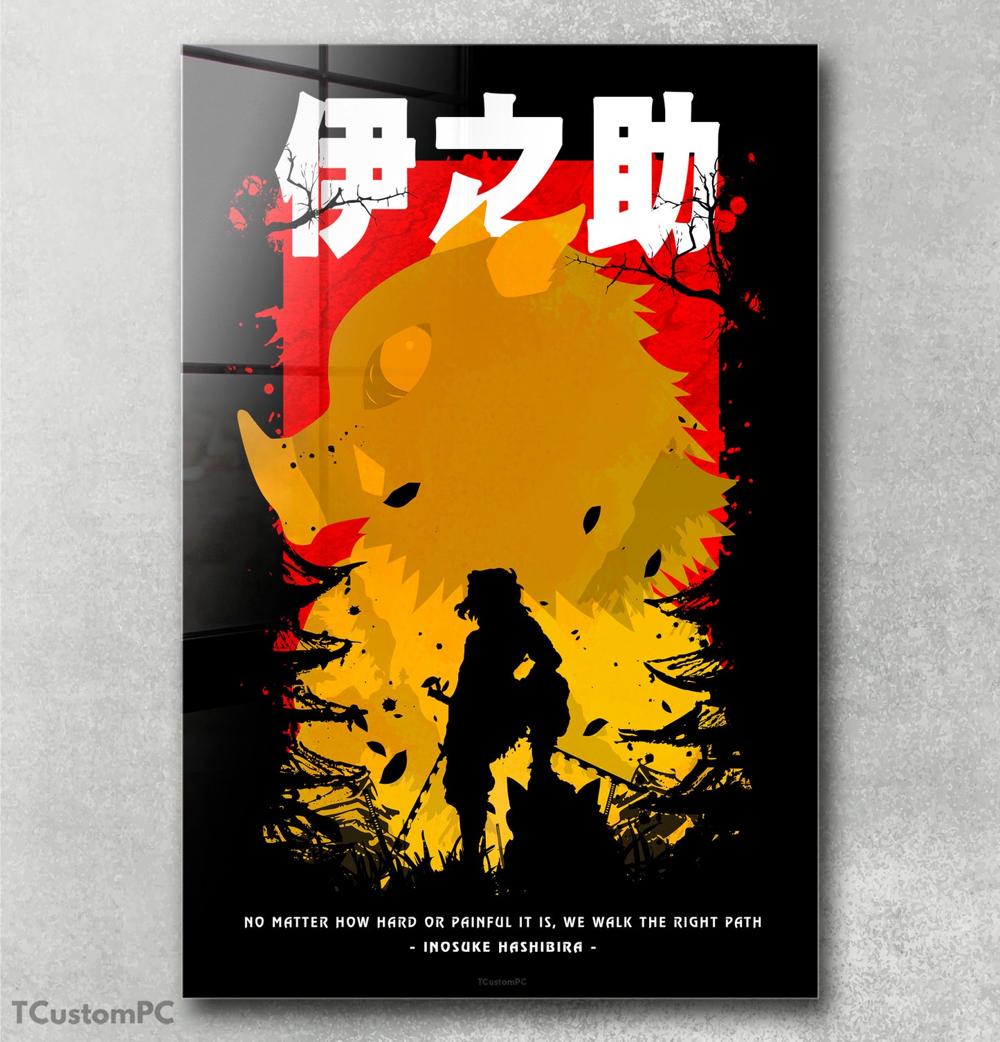 Cuadro Inosuke Red-yellow anime