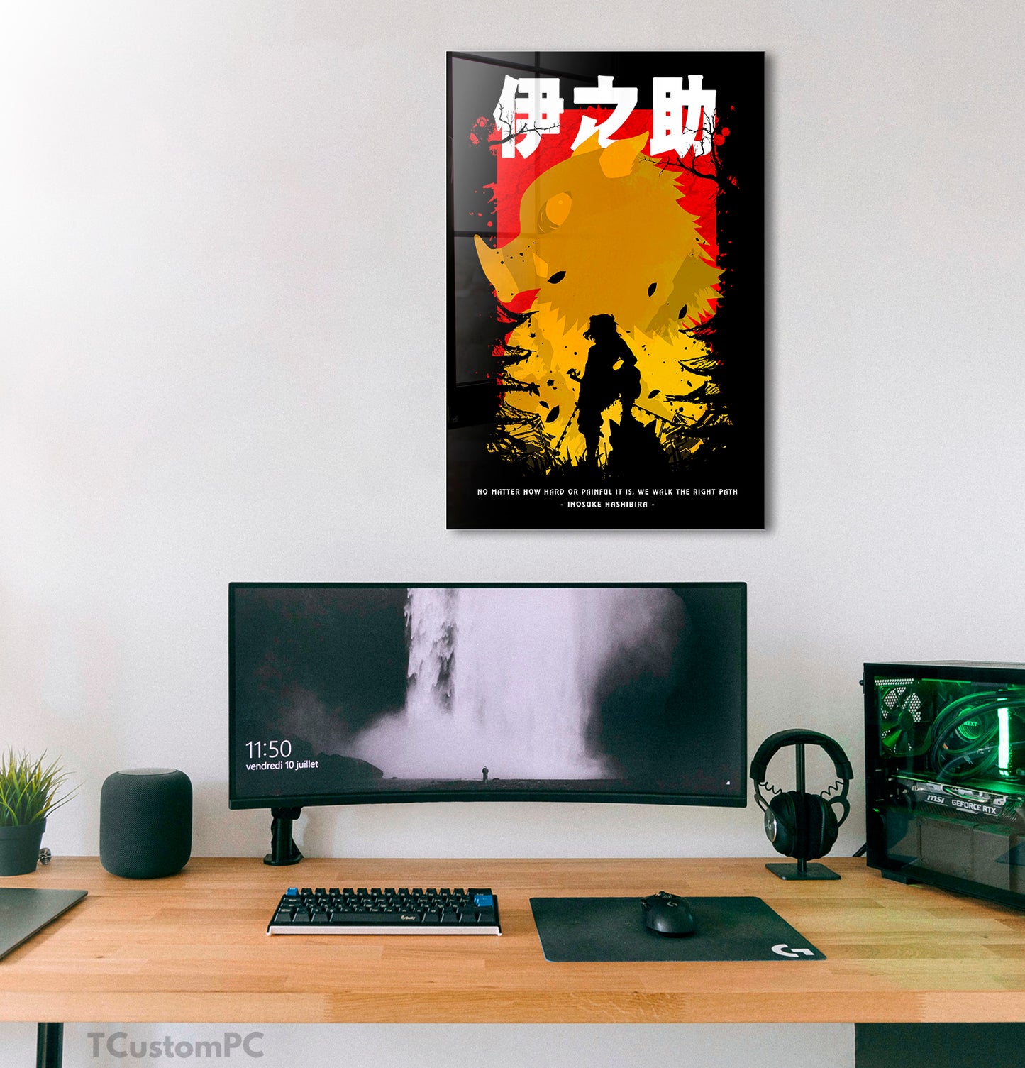 Cuadro Inosuke Red-yellow anime