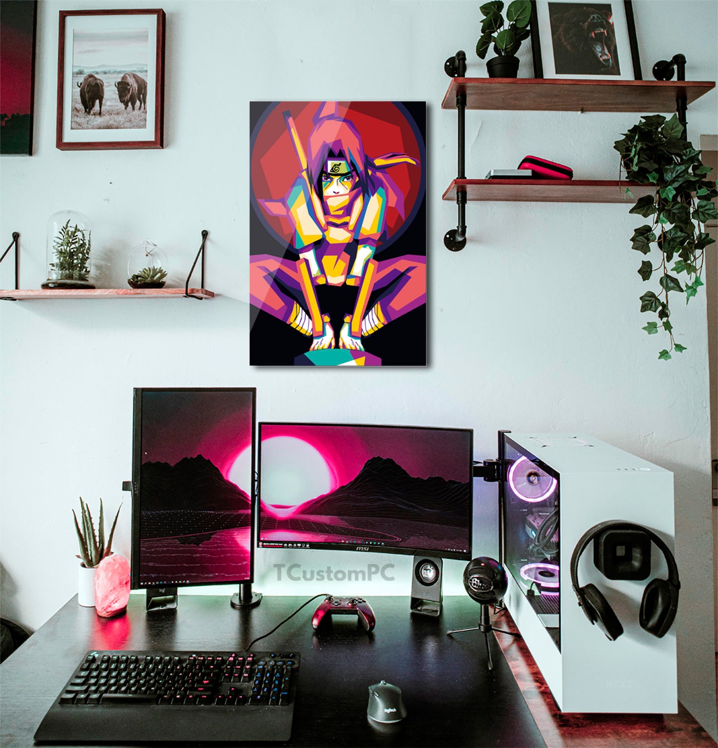 itachi wpap anime painting