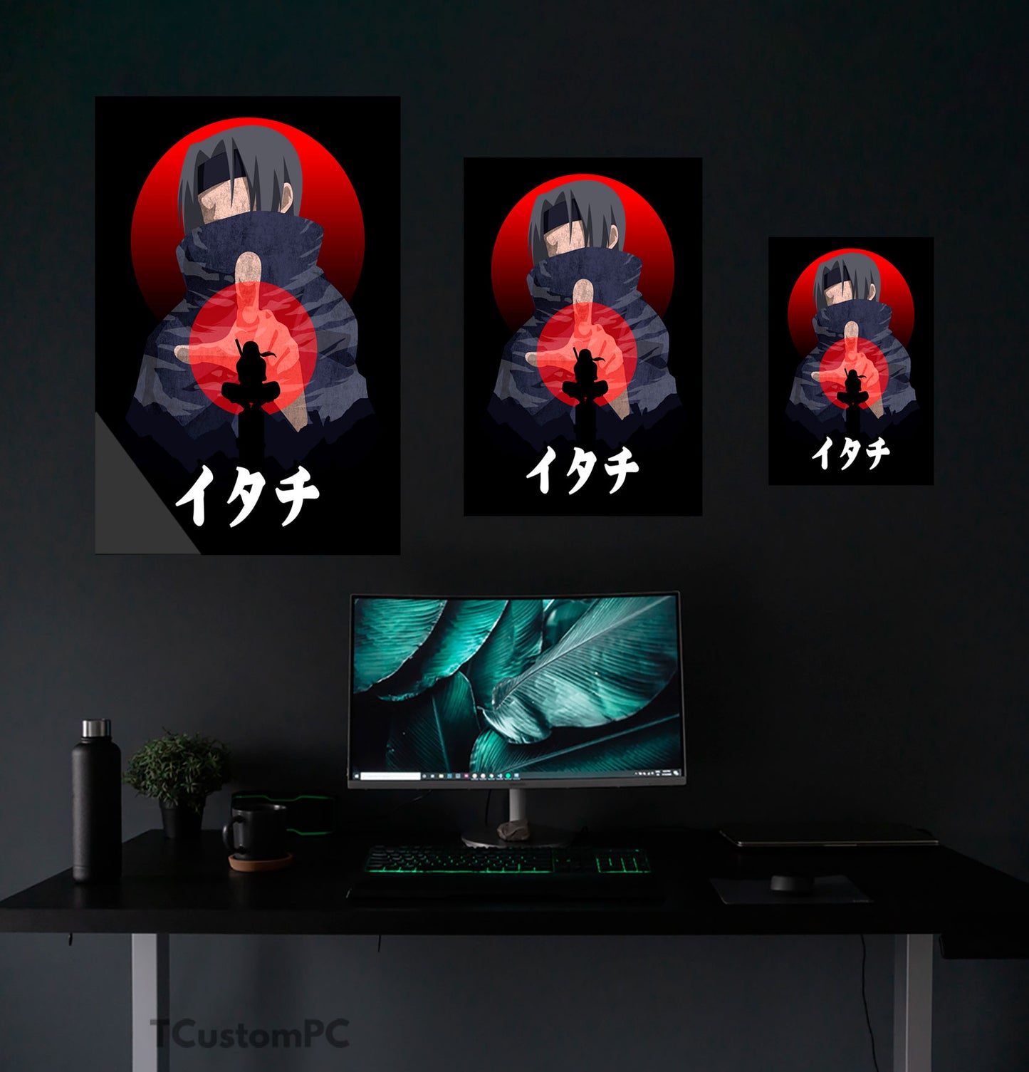 Cuadro Itachi Anime shadow