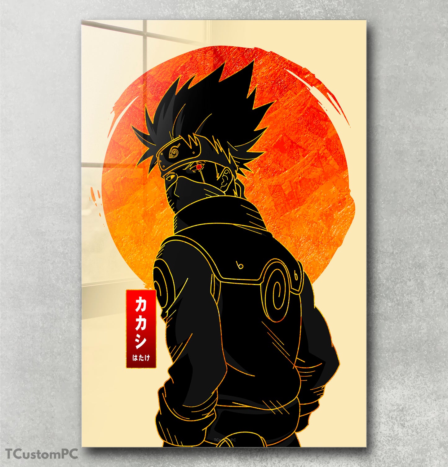 Cuadro Kakashi Gold line