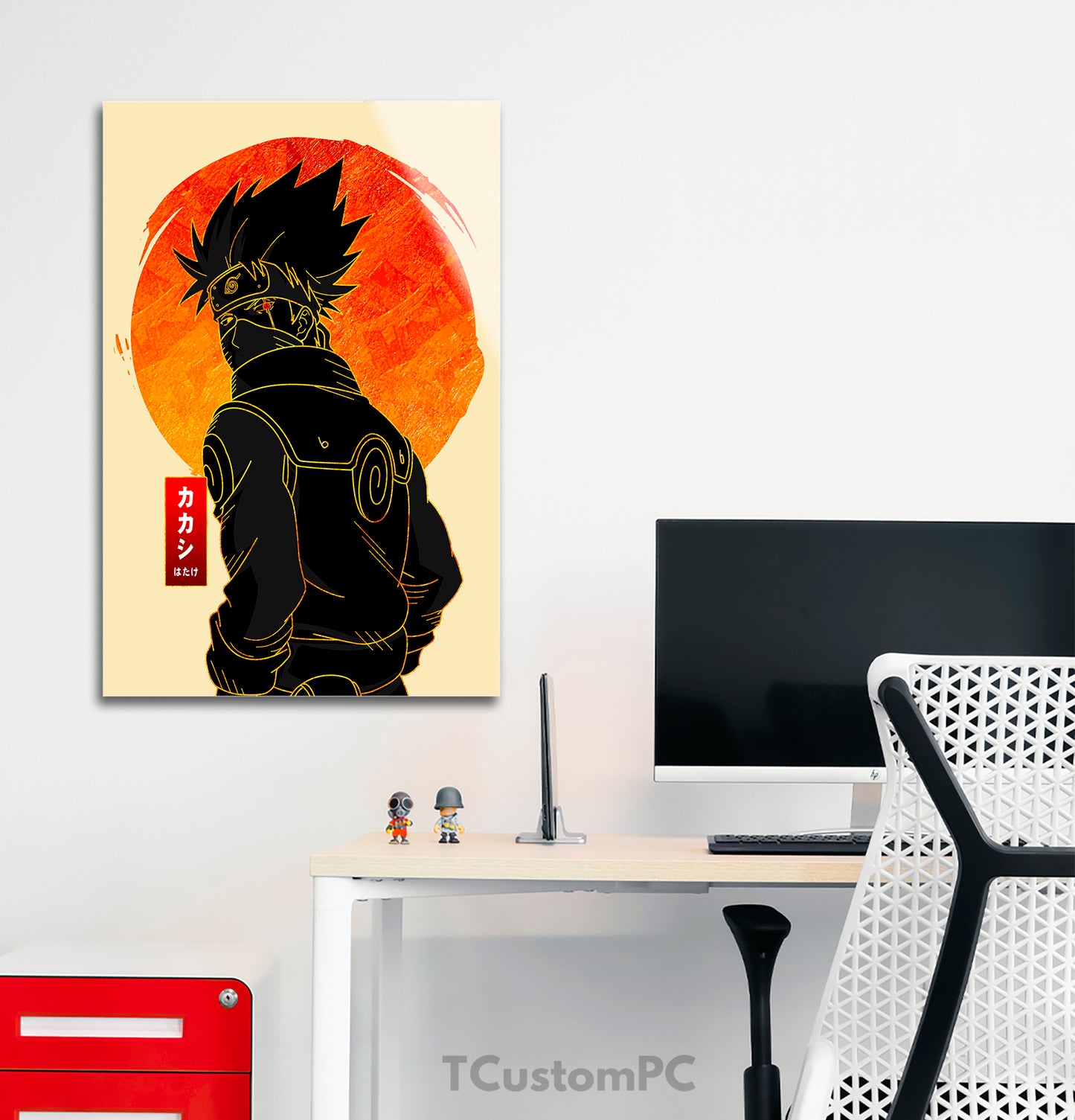 Cuadro Kakashi Gold line