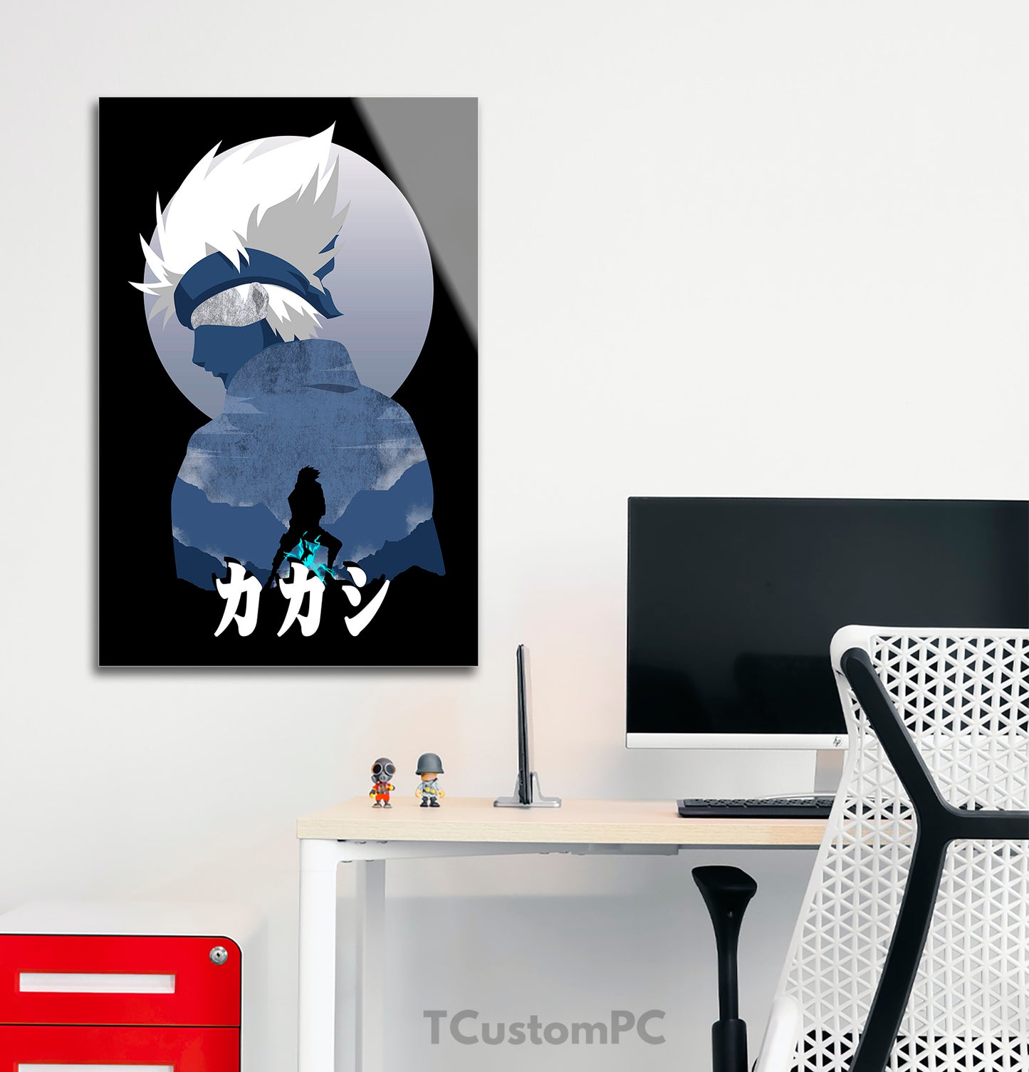 Cuadro Kakashi Anime shadow