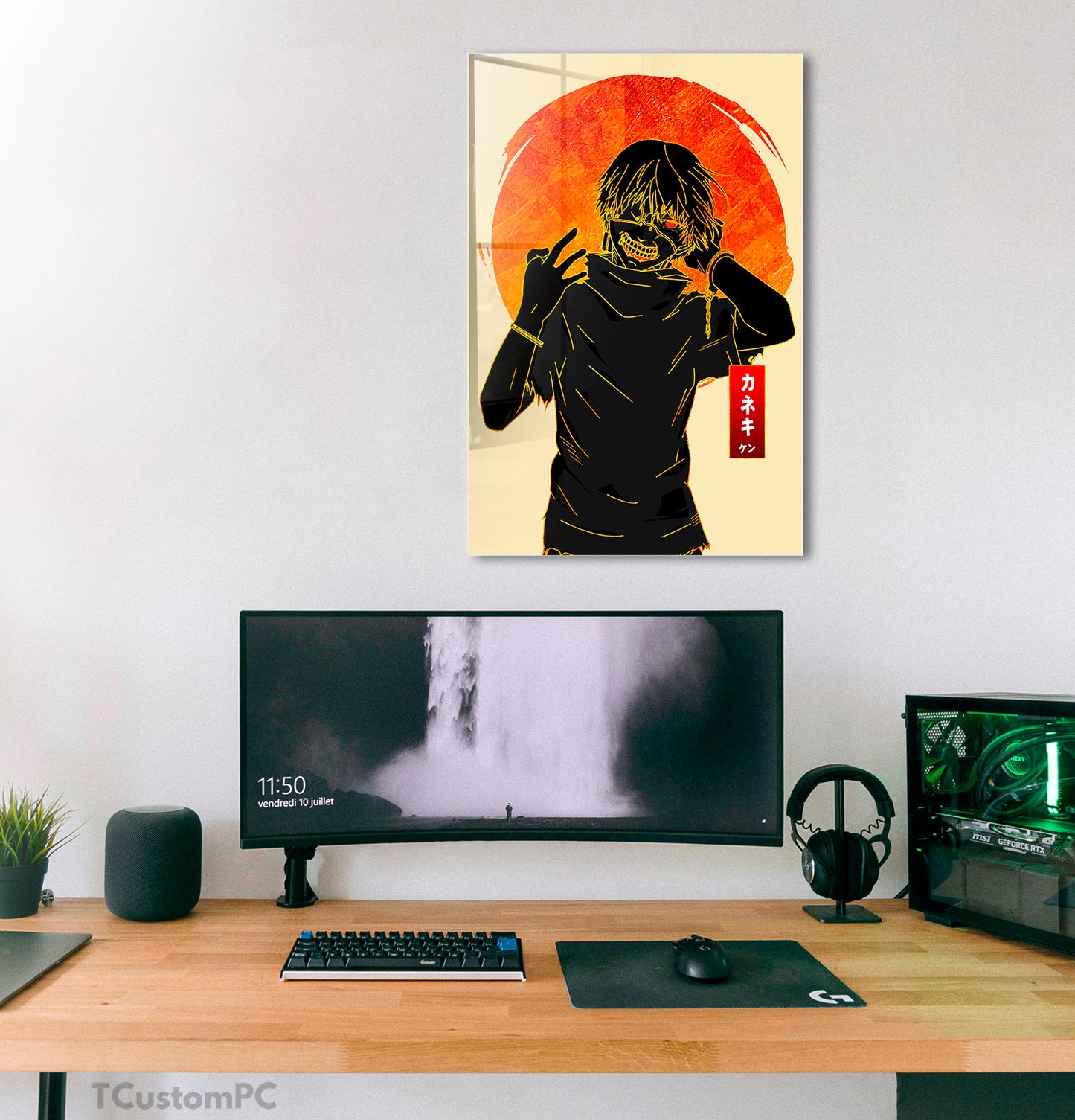 Pintura de linha Kaneki Gold