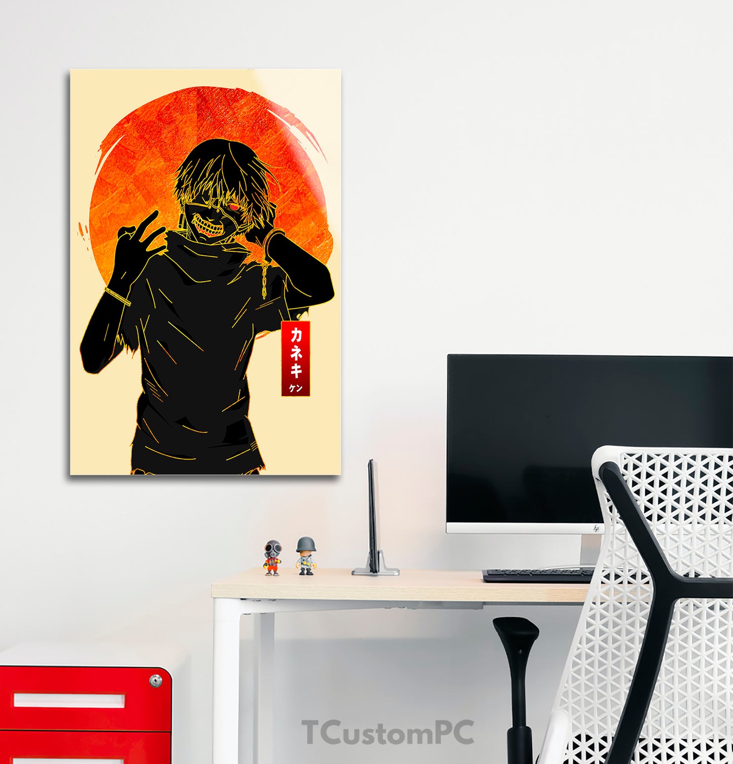 Pintura de linha Kaneki Gold