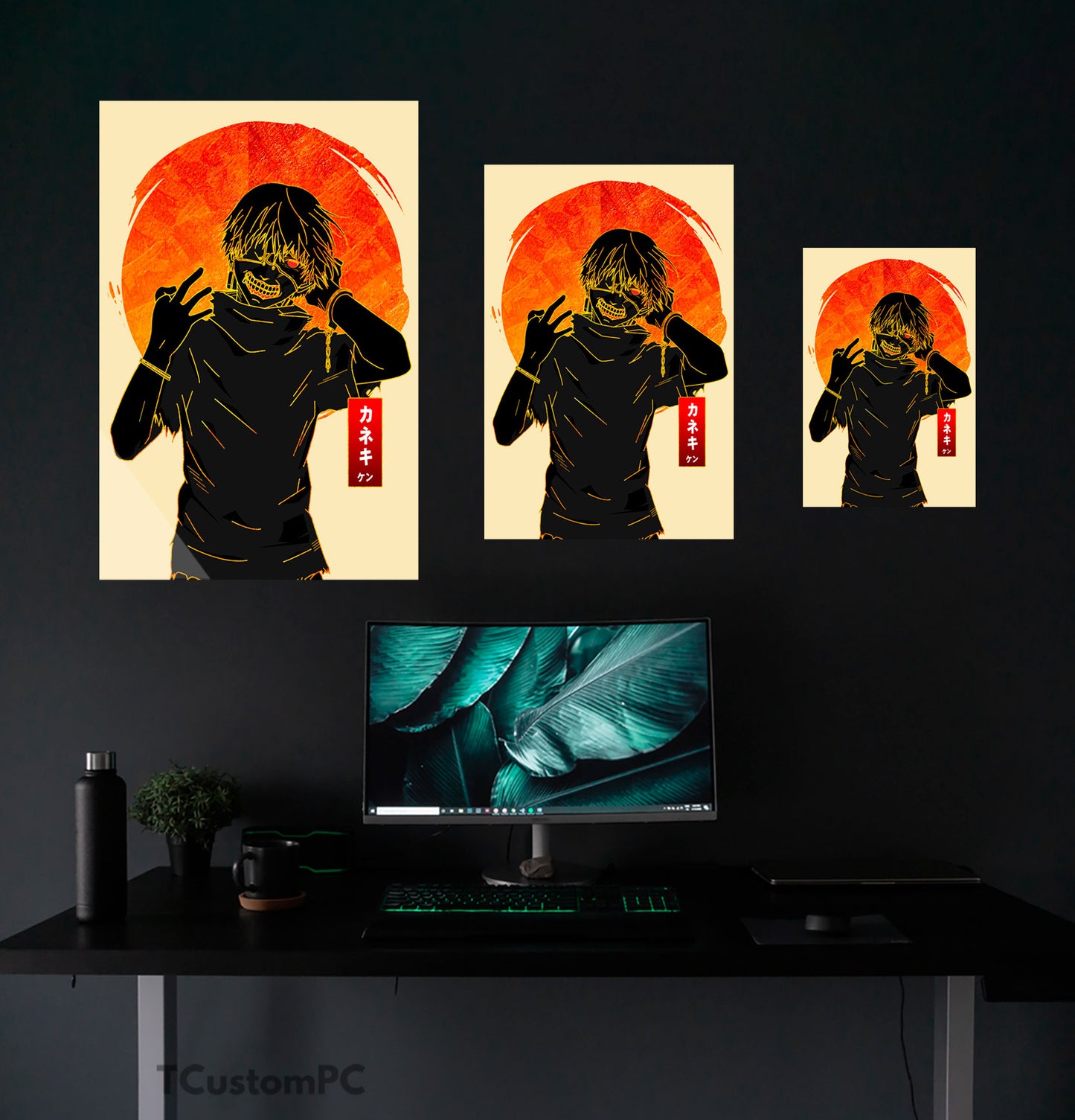 Pintura de linha Kaneki Gold