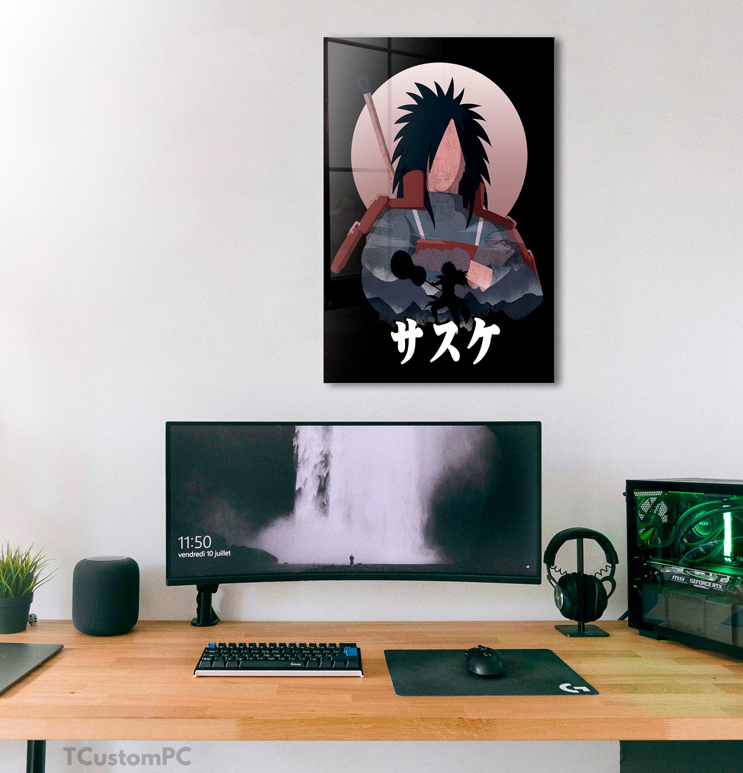 Cuadro Madara Anime shadow