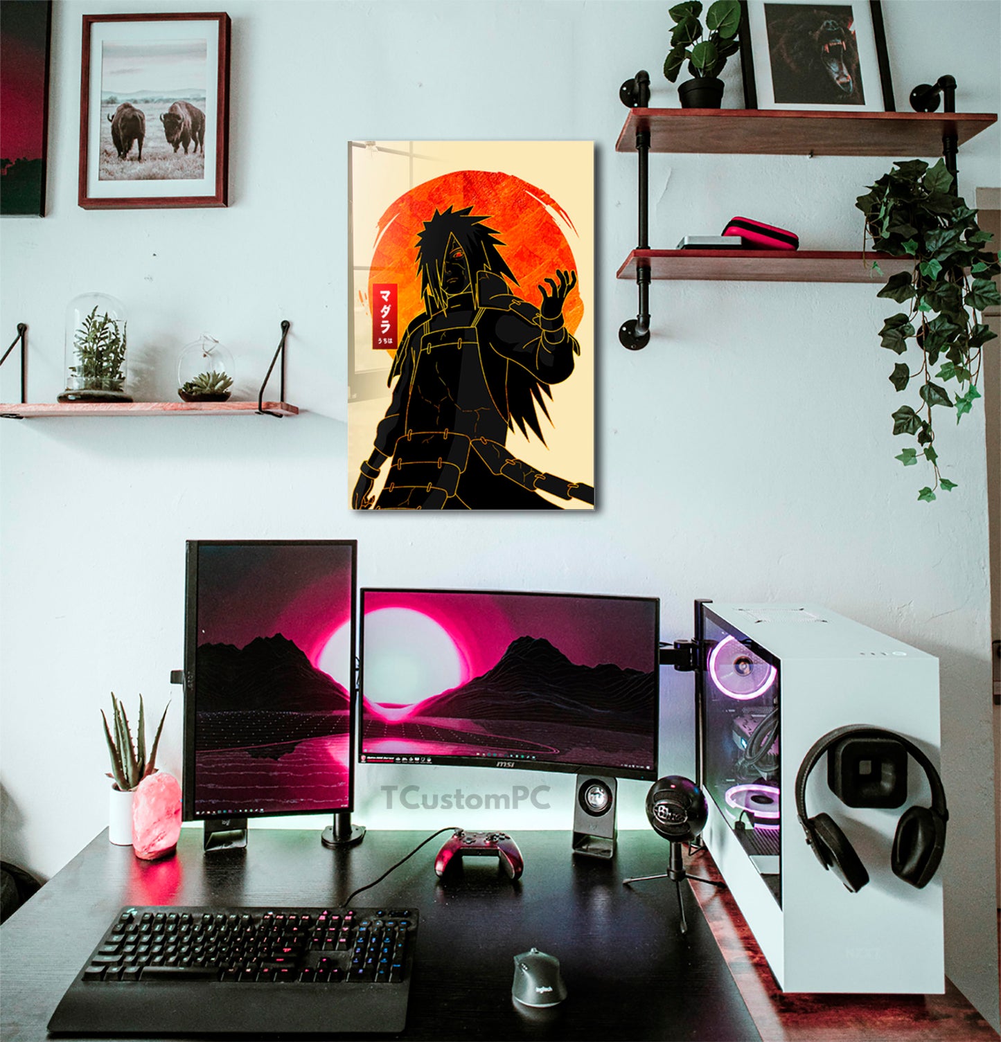 Cuadro Madara Gold line