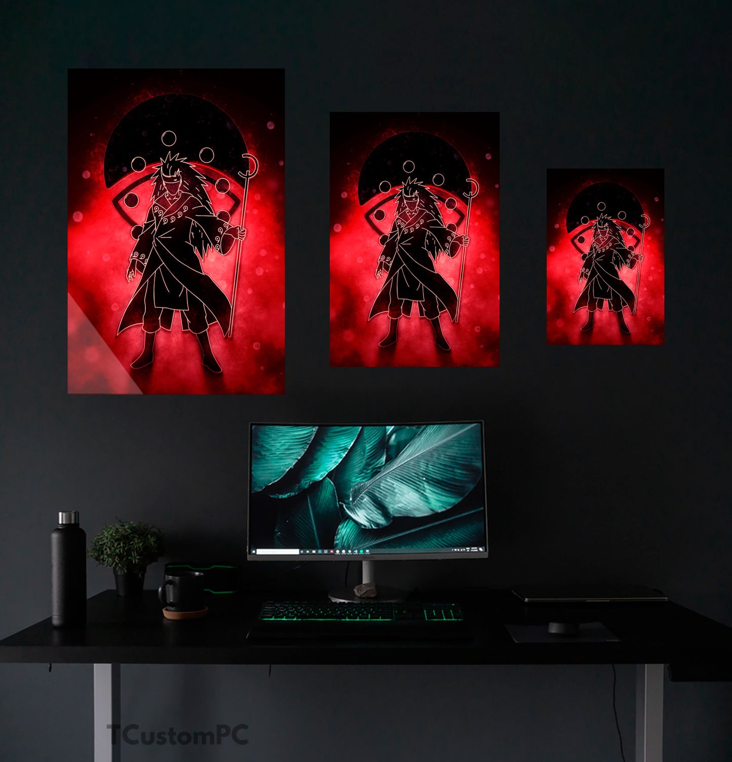 Pintura de linha do personagem Madara