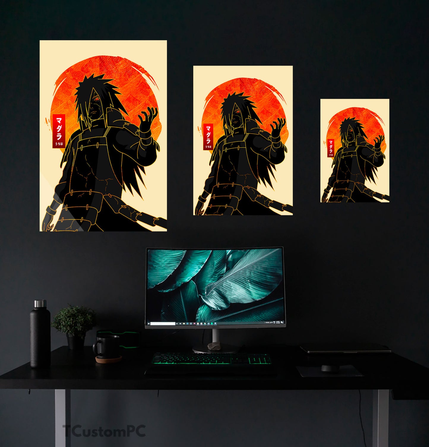 Cuadro Madara Gold line