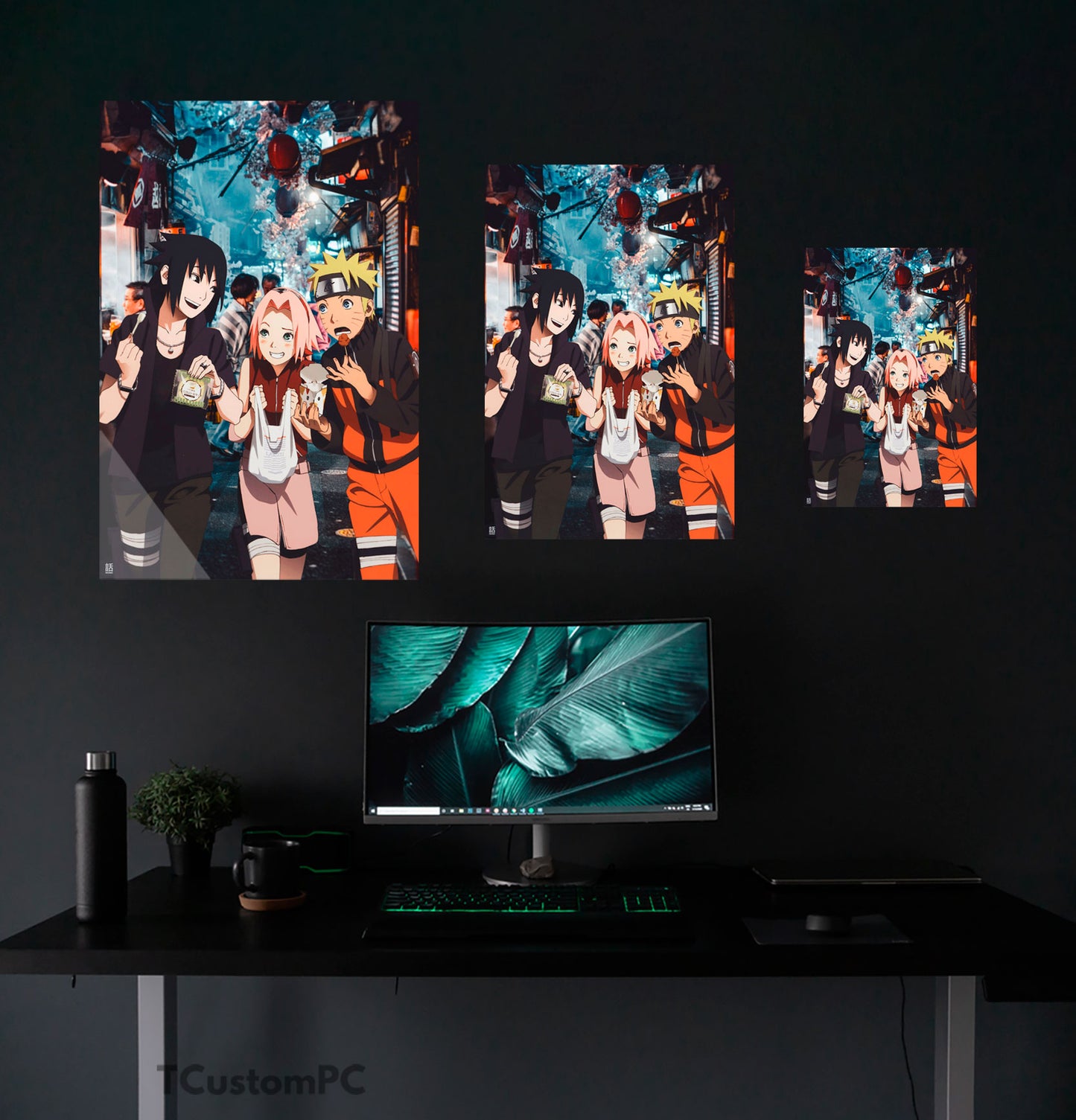 Cuadro naruto, sasuke & sakura