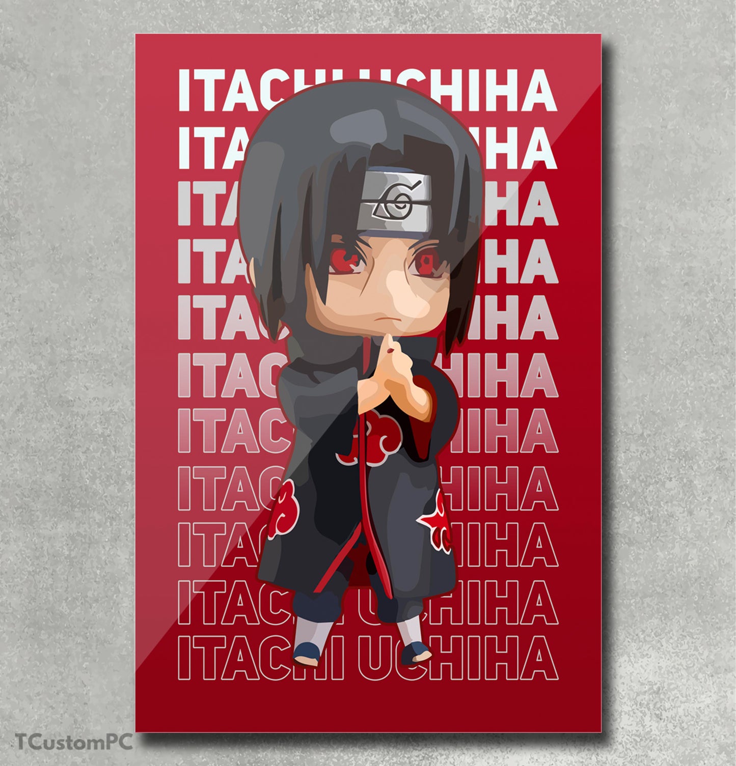 Cuadro naruto, chibi itachi copy
