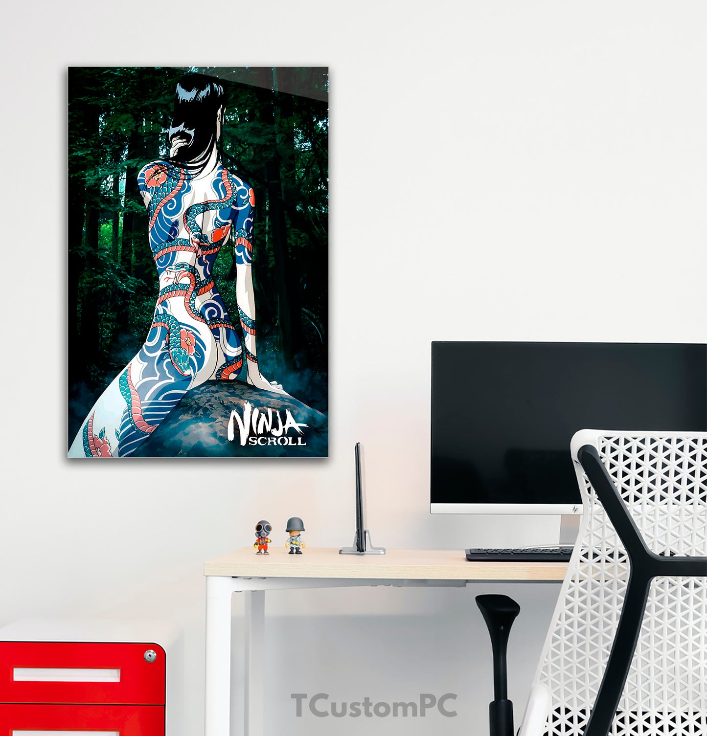 Cuadro Ninja scroll benisato vector