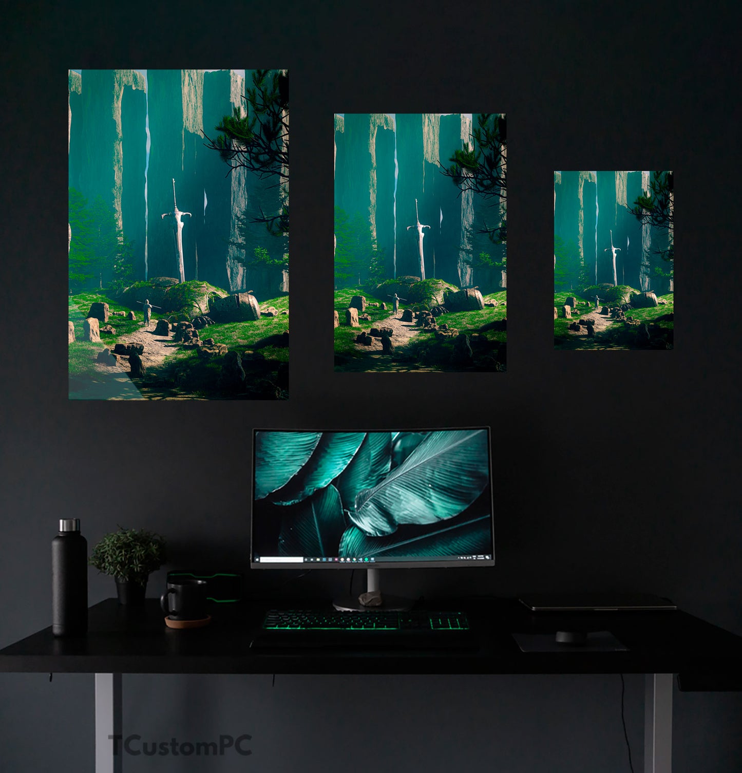 Cuadro paisaje "Ancient armor"