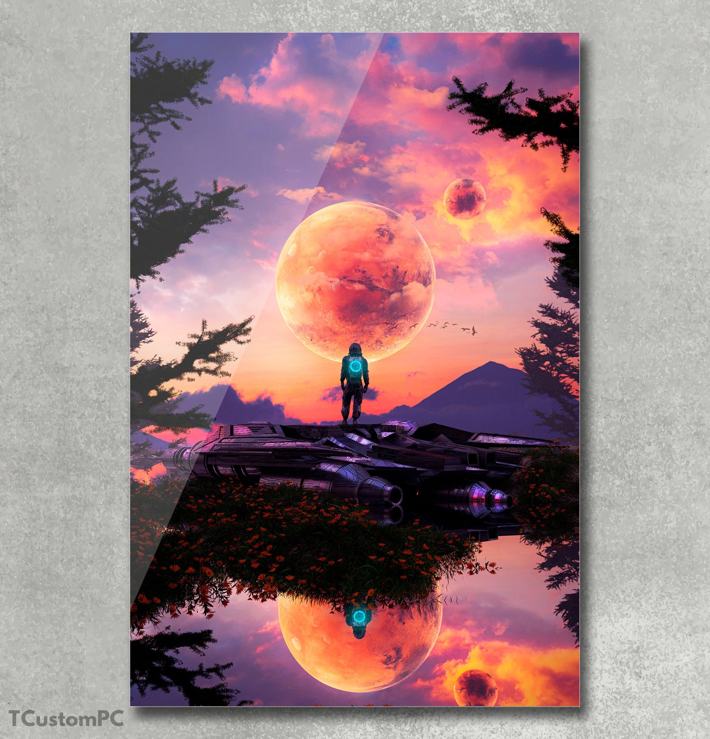 Cuadro paisaje "Castle in the Sky"